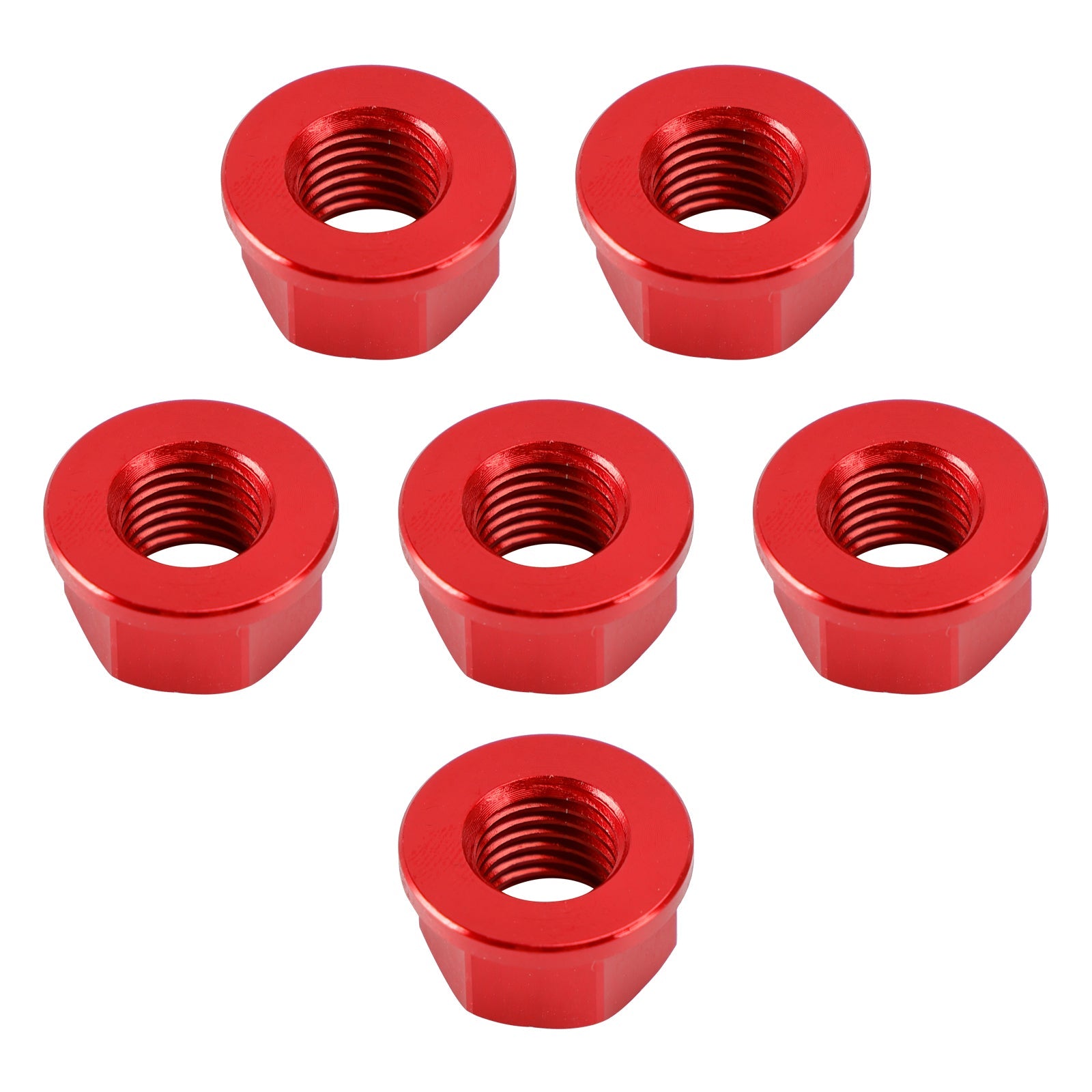 Sprocket Nut Kit M10x1.25 Red For Yamaha YZF-R1 98-14 R3 15-18 YZF-R6 03-21