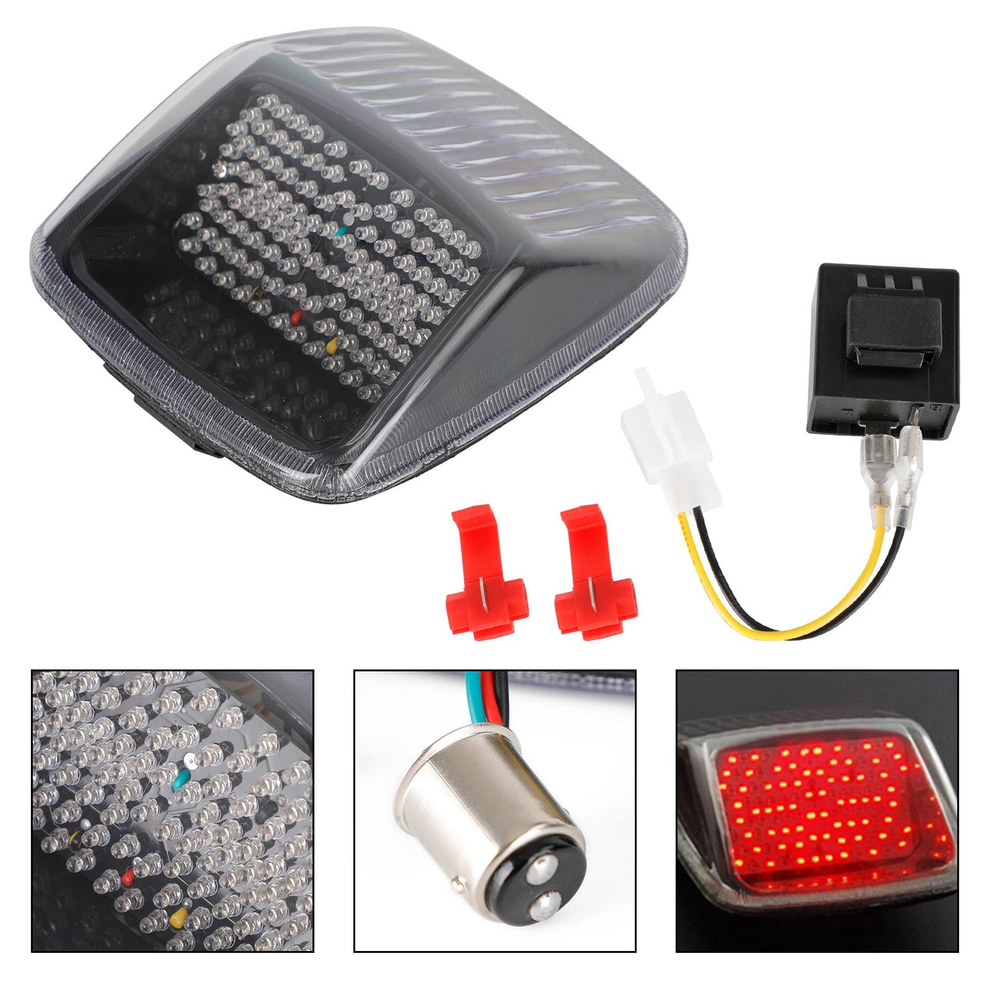 02-11 Taillight + Turn Signals for V-ROD Night Rod Street Rod Clear