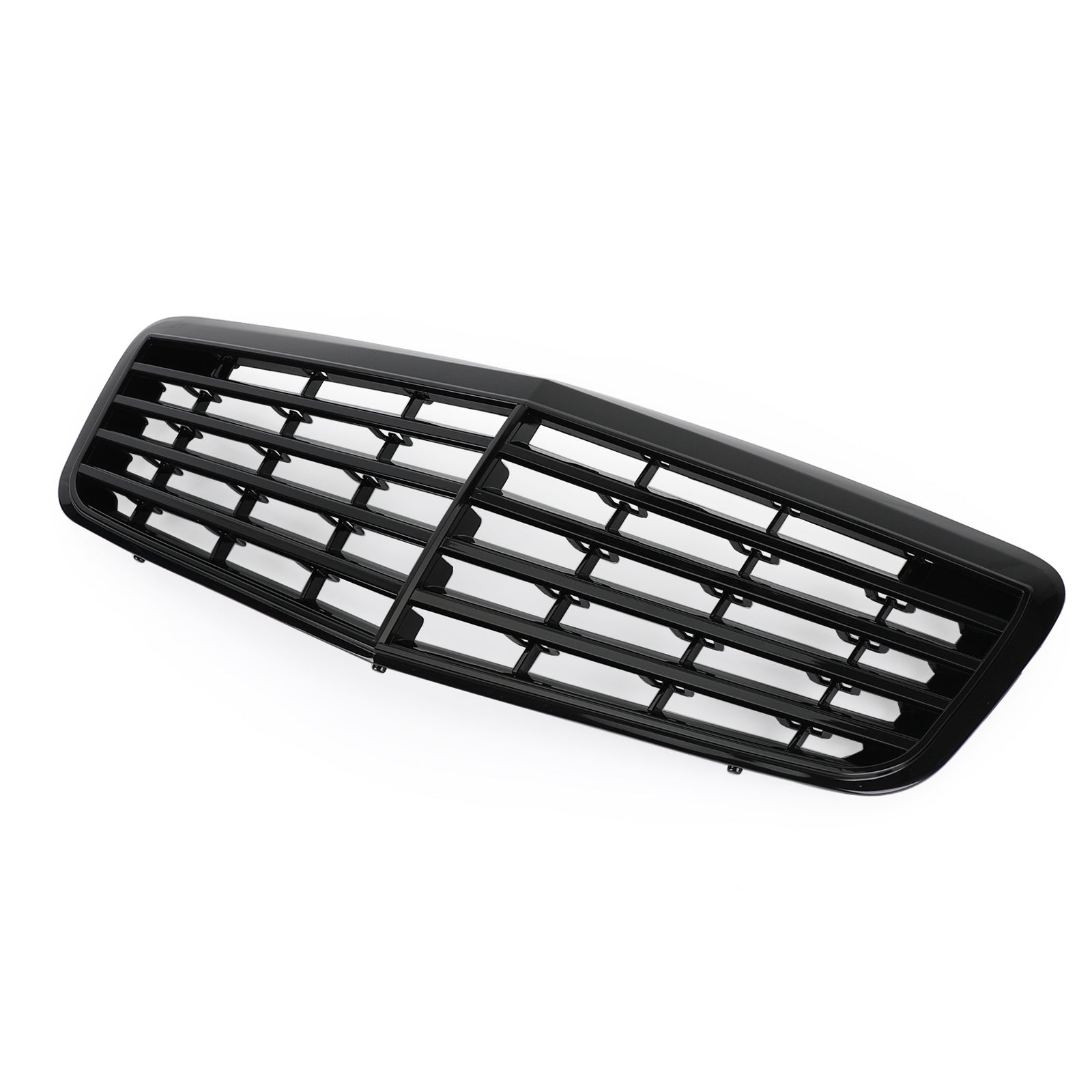 2007 2008 2009 Mercedes Benz W211 E350 E500 E63 AMG Front Bumper Grille Grill Gloss Black
