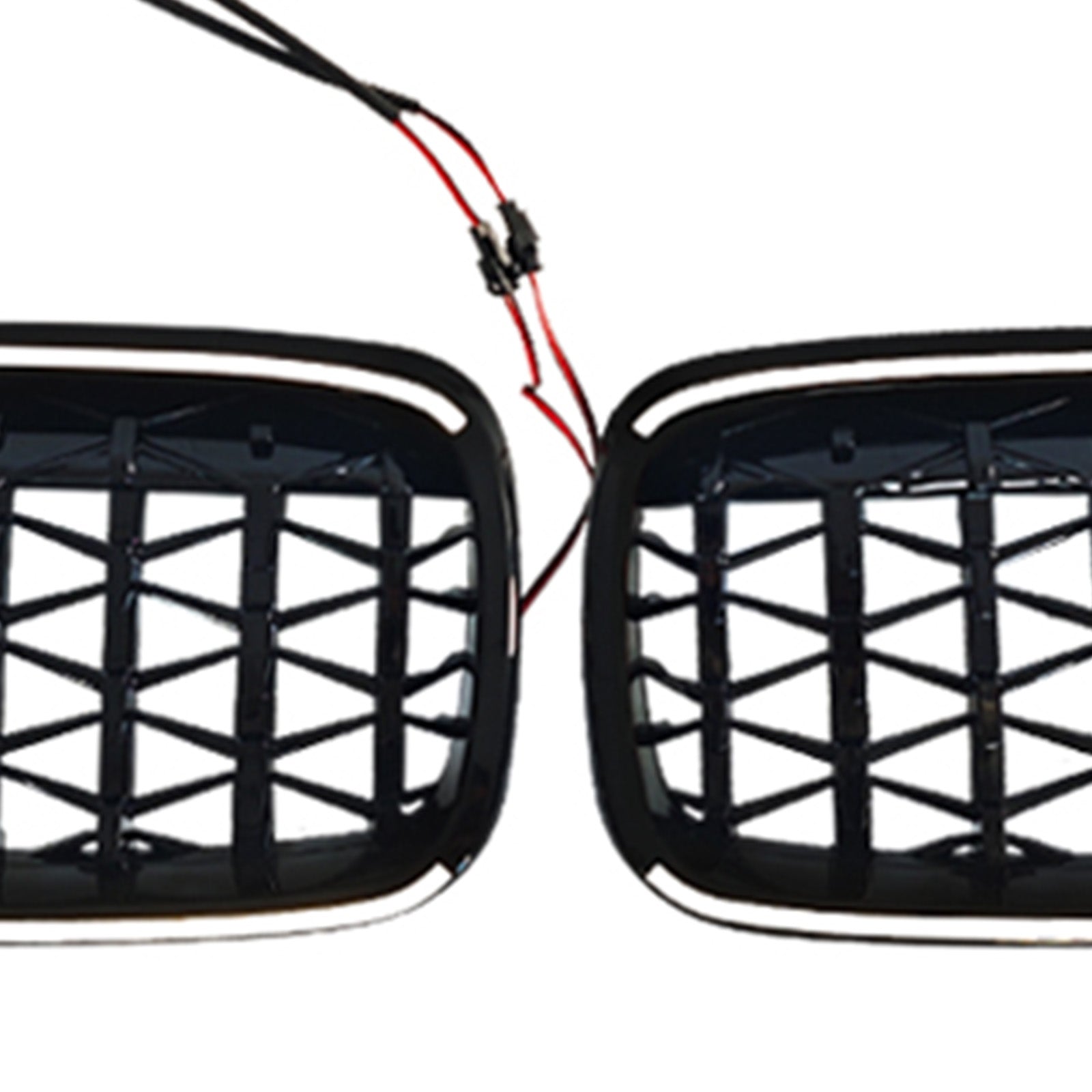2009-2011 Fit BMW 3 Series E90/E91 LCI Diamond Front Kidney Grill Grille