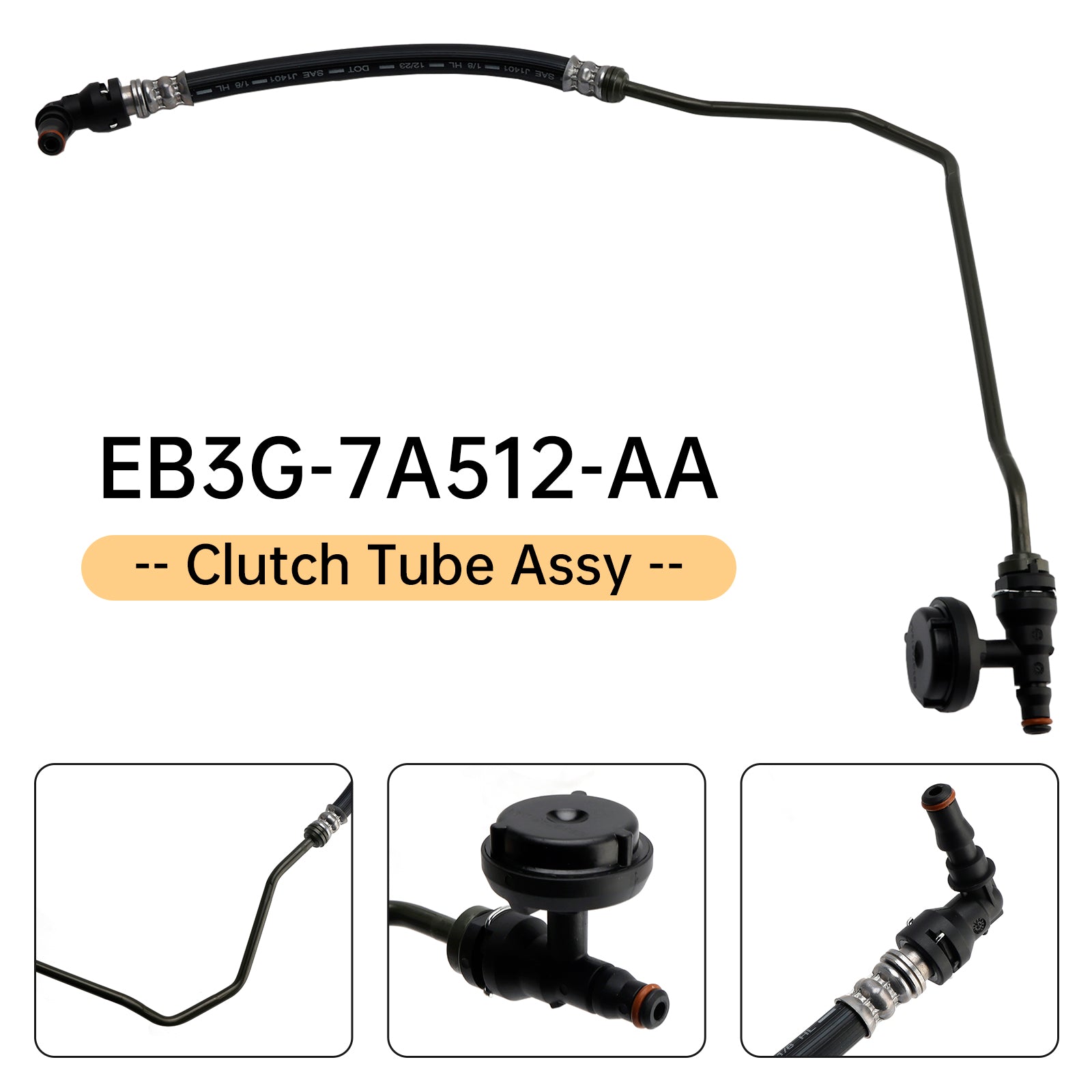 Clutch Tube Assy for Ford Ranger T6 T7 for Mazda BT50 EB3G-7A512-AA 5359533