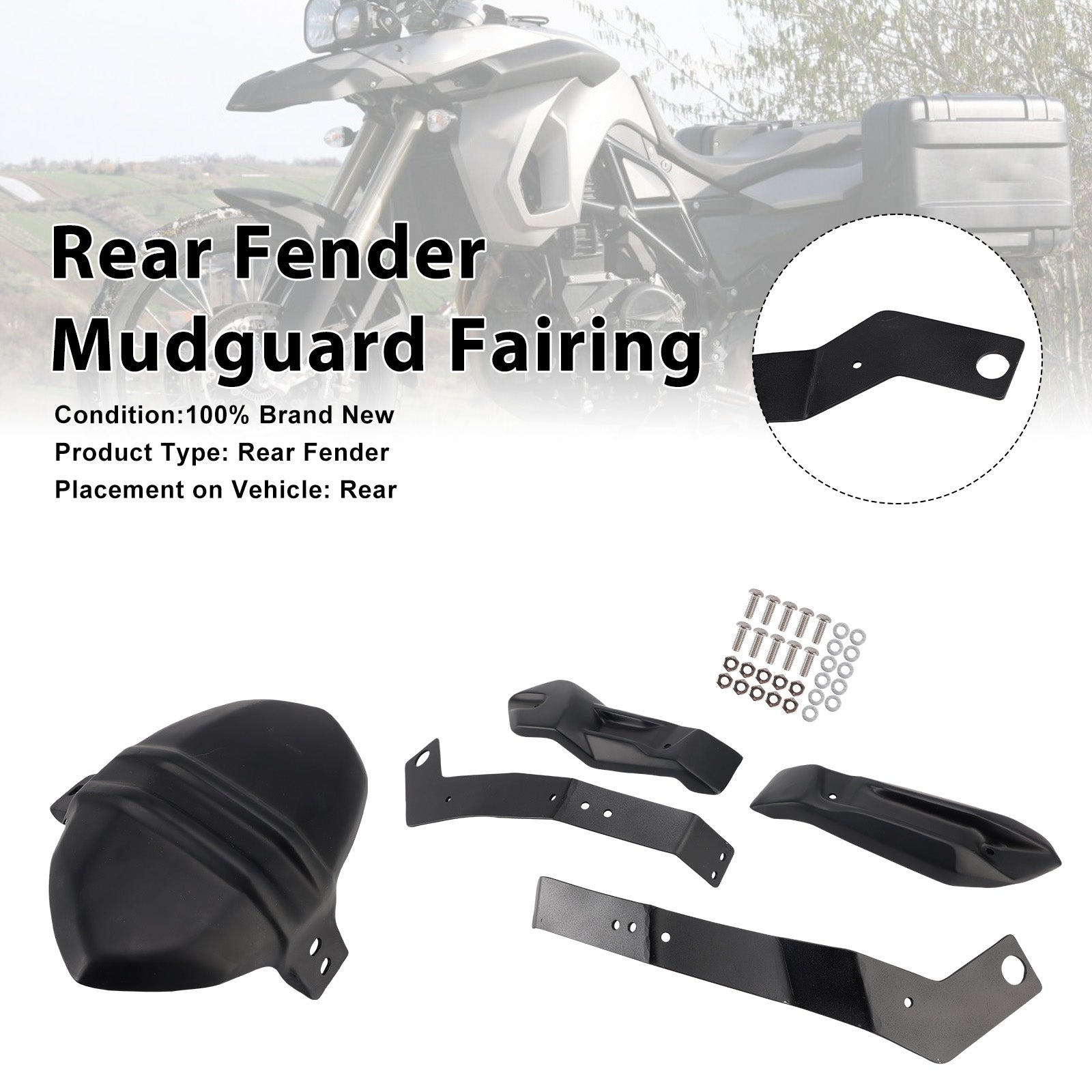 Rear Fender Mudguard Fit For BMW F800GS
