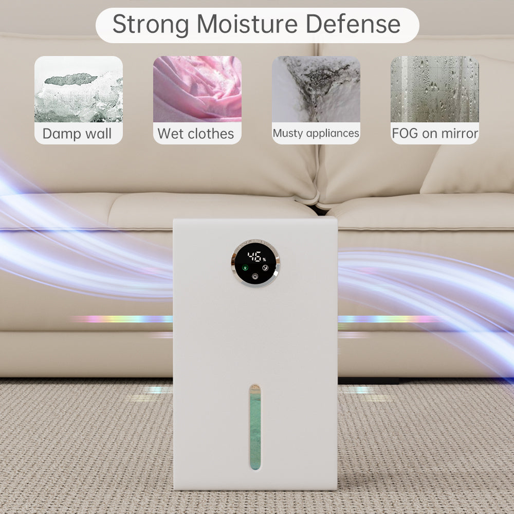 120oz Quiet Dehumidifier & Air Purifier for 1000 sq.ft Home