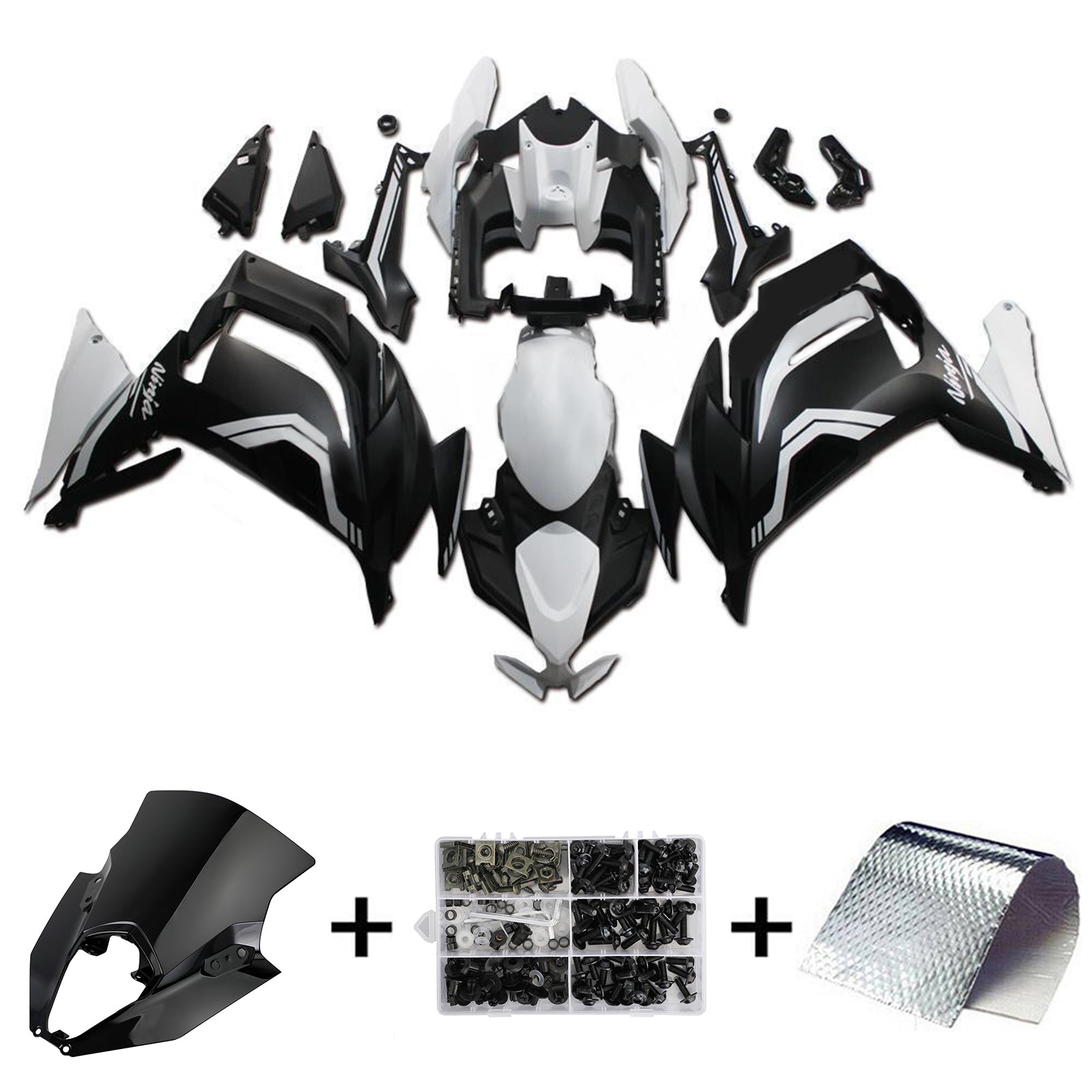 2020-2024 Kawasaki ER-6F Ninja650 Injection Fairing Kit Bodywork ABS #101
