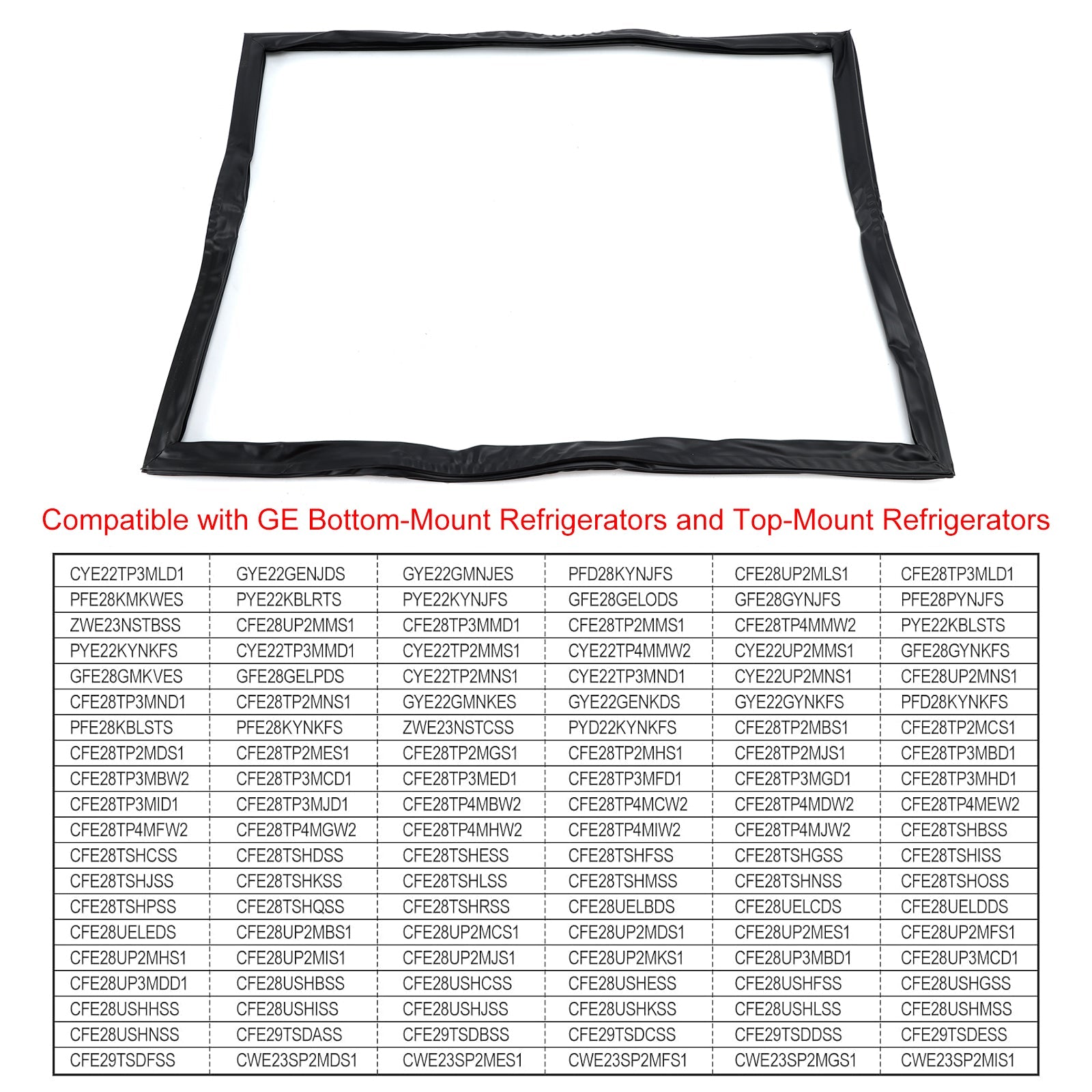 WR14X36194 Freezer Door Gasket for GE Refrigerator Freezer Models WR14X31558