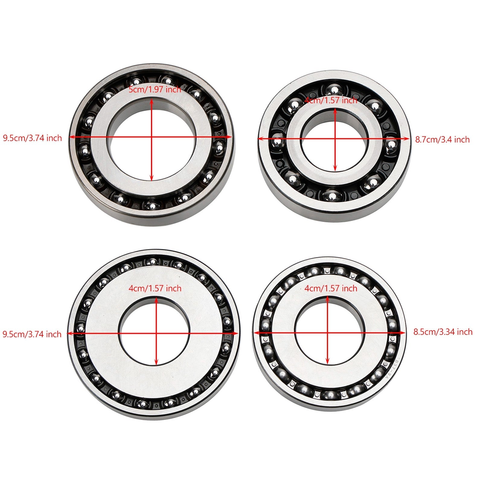 Toyota Lexus K114 CVT Automatic Transmission Pulley Bearing Kit 4PCS/Kit