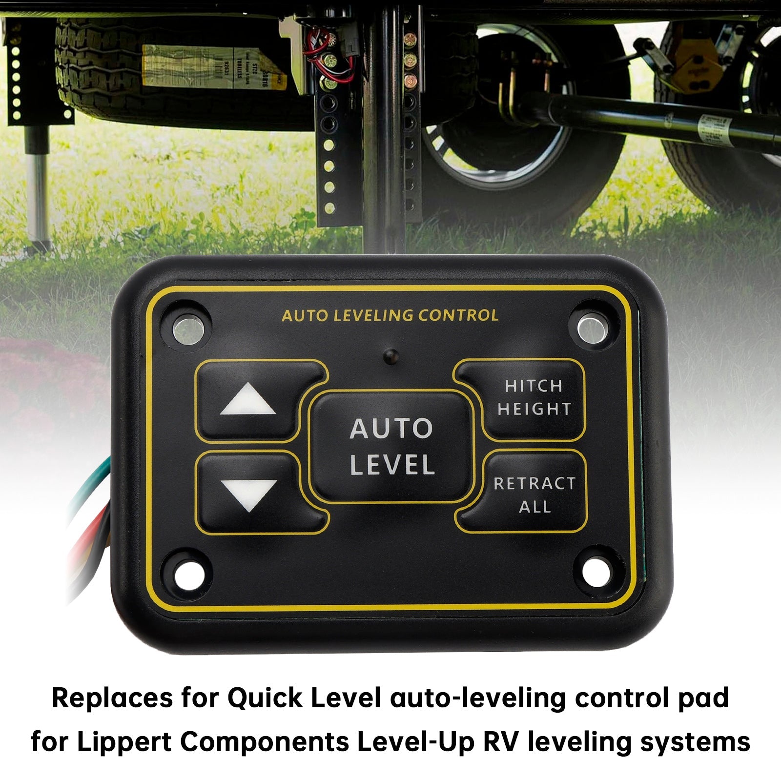 For RV leveling systems Ground Control TT and Level-Up Hydraulic Quick Level Touch Panel Assembly 425306