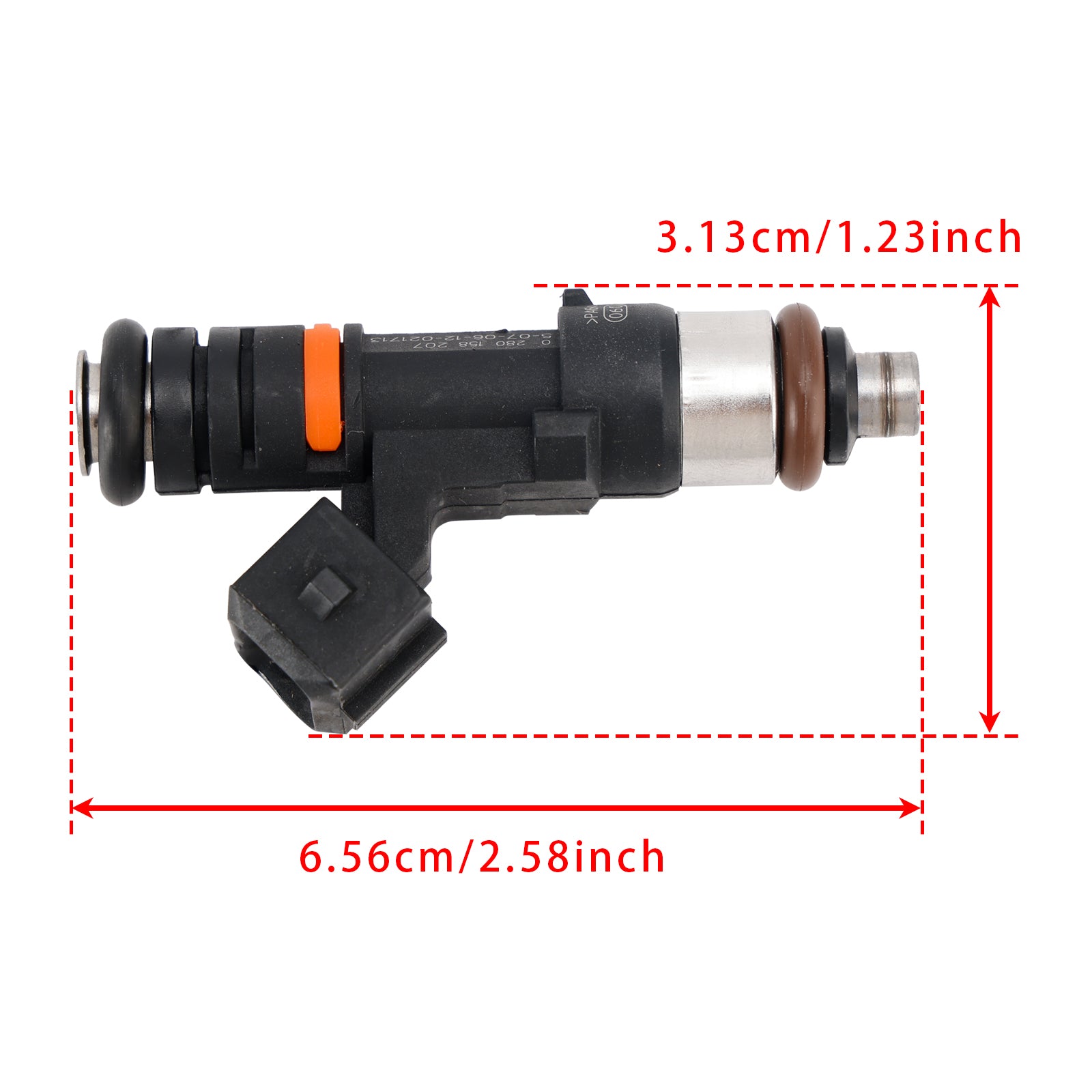 4Pcs Fuel Injector For Ford Focus III Fiesta VI Mondeo IV 0280158207