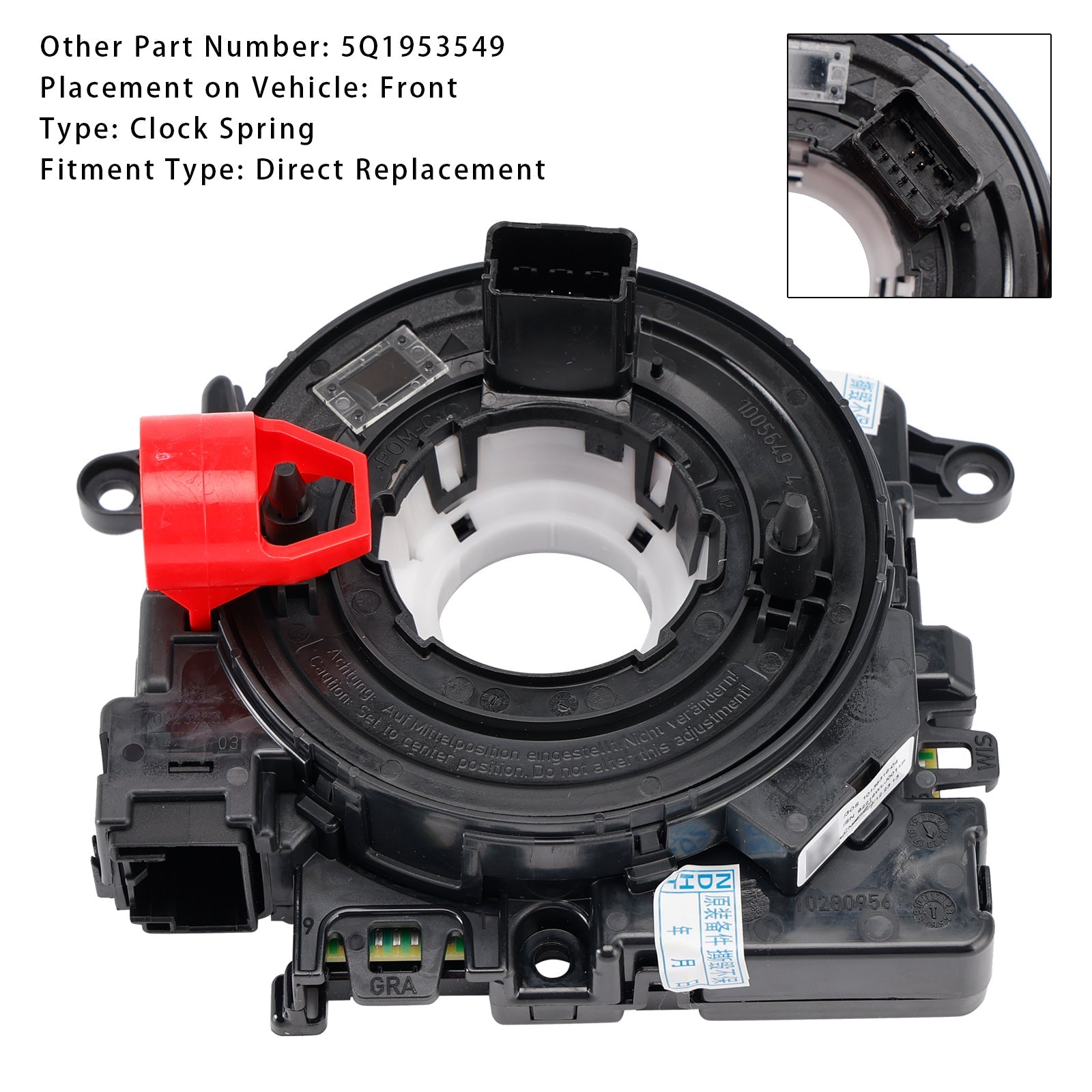 5Q1953549 Steering Wheel Clock Spring Fit For Tiguan Golf 7 MTF Multifunction