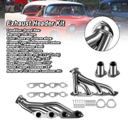 Exhaust Manifold Shorty Header Fit Chevy Bel Air 1971-1972 Fit Biscayne 6.6L