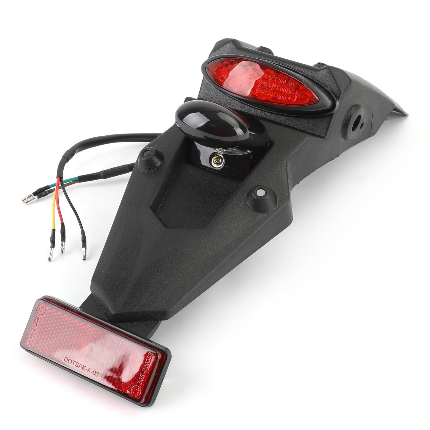 Off-road MX Motocross Dual Sport Pit Dirt Bike LED Rear Fender Brake Tail Light