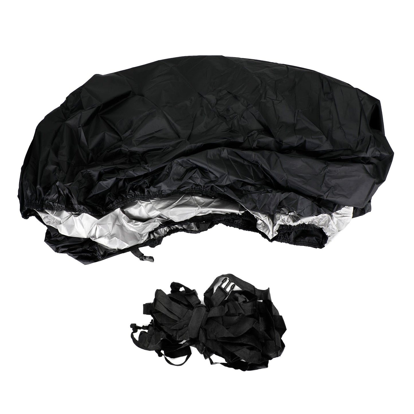 Universal Waterproof Duty Boat Cover 14-16Ft Black For Fishing Boat Shelter