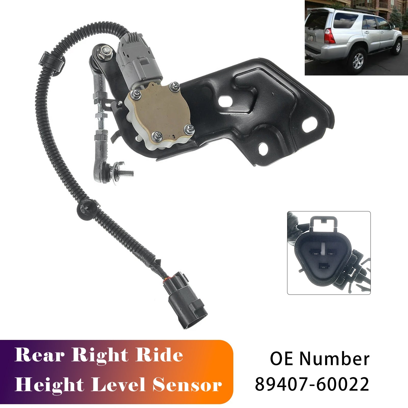 Rear Right Ride Height Level Sensor for Toyota 4Runner Lexus GX470 4.7L 2003-2009