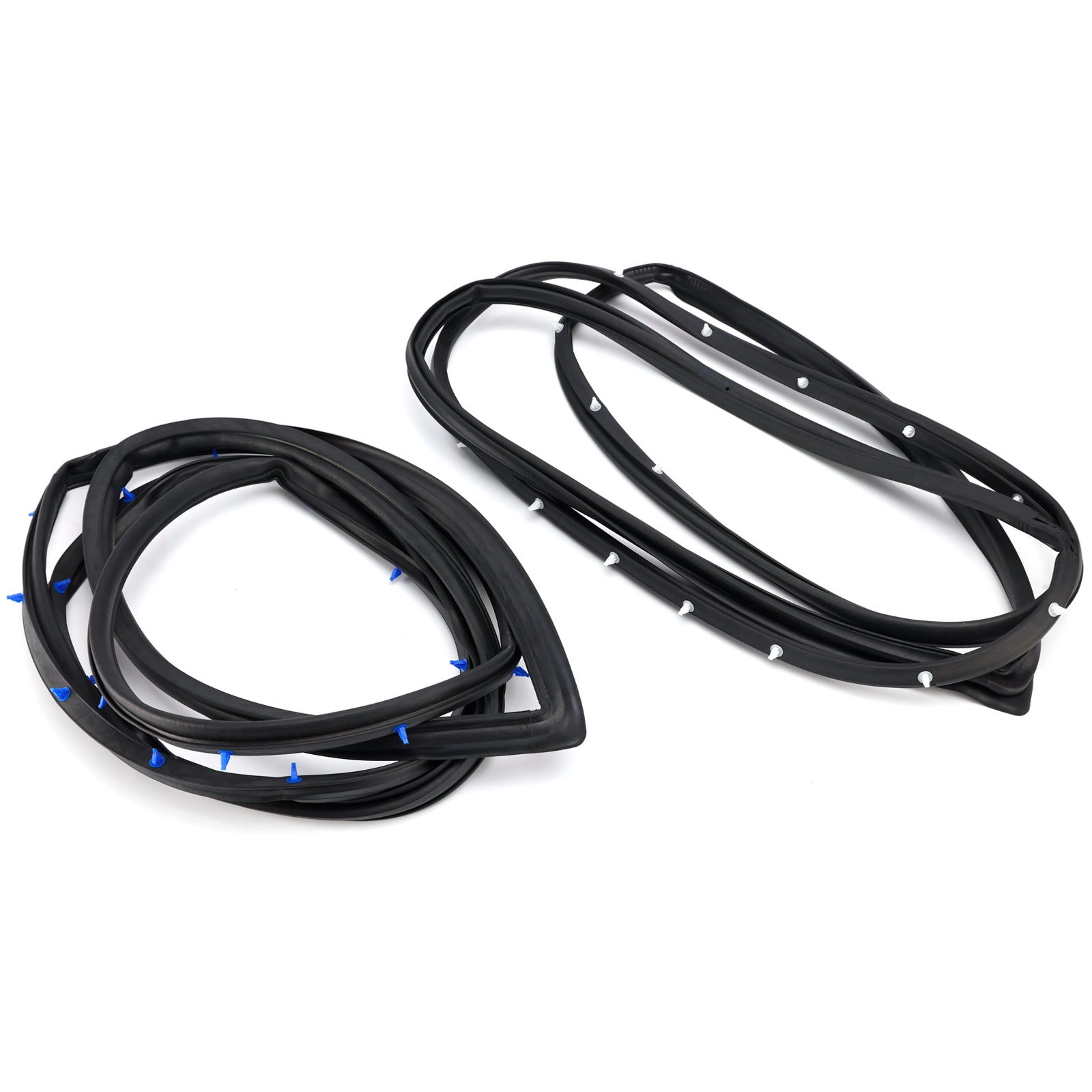 2Pcs Left+Right Front Door Weatherstrip For Toyota Land Cruiser 70 Series 67861-60020
