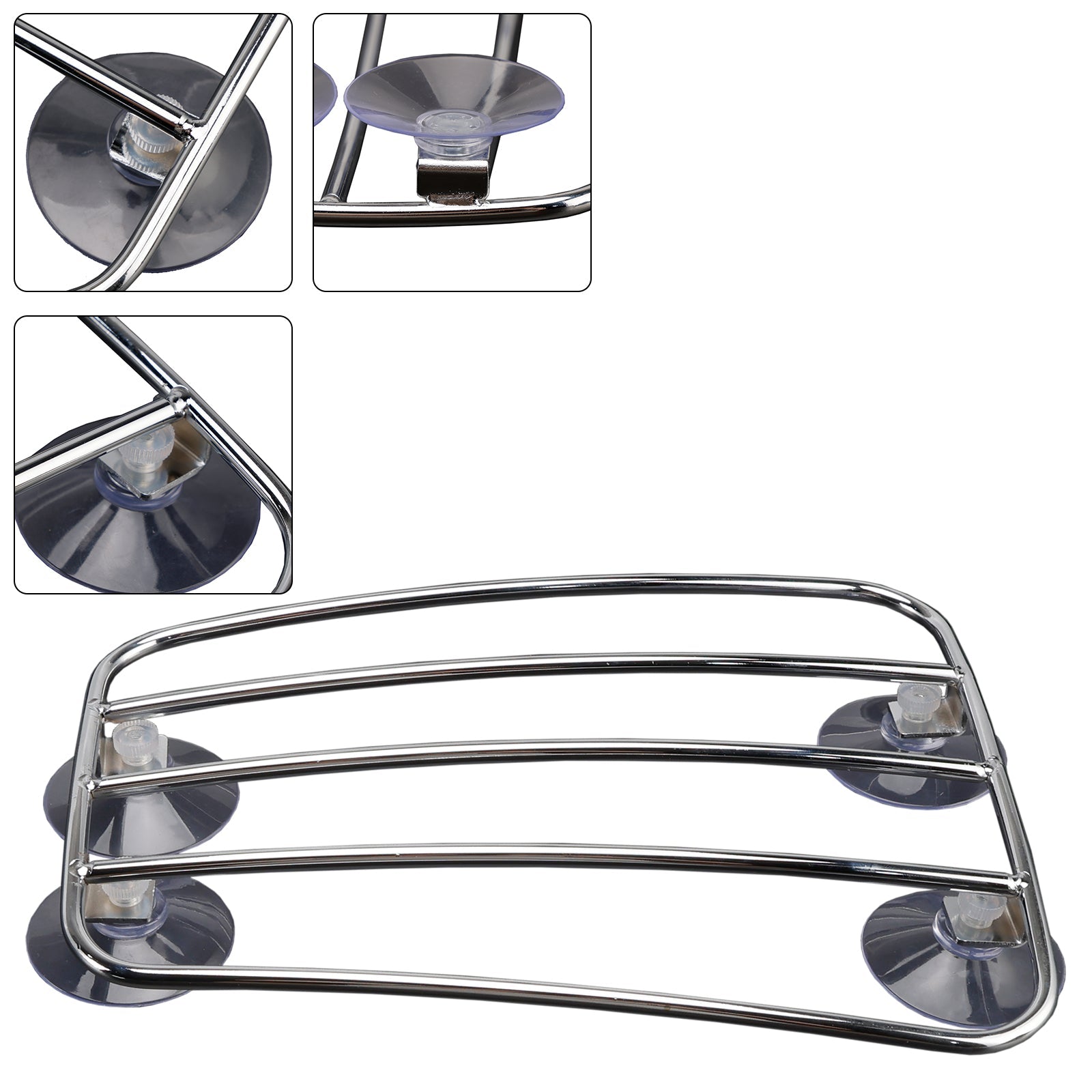 Motorcycle Fuel Tank Rack Chrome For Bonneville T100 T120 Thruxton Scrambler 900