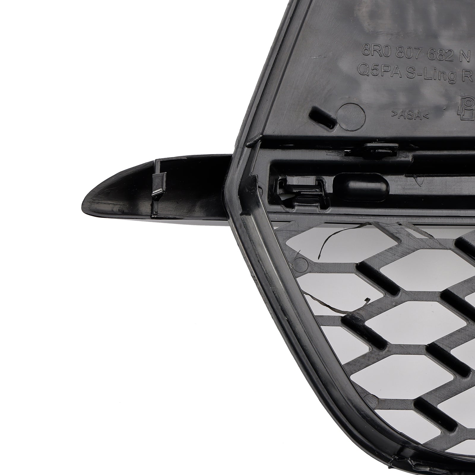 Front Bumper Fog Light Grill Grille Fit Audi Q5 S-Line SQ5 2013-2017 Black
