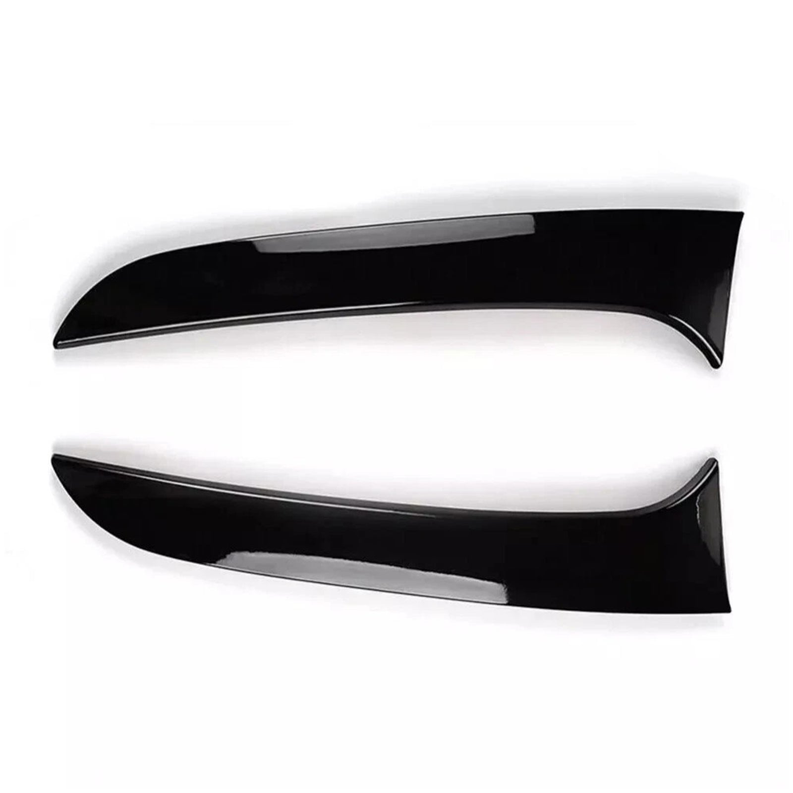2012-2019 BMW 1 Series F20 F21 Gloss Black Pair Rear Window Side Wing Spoiler