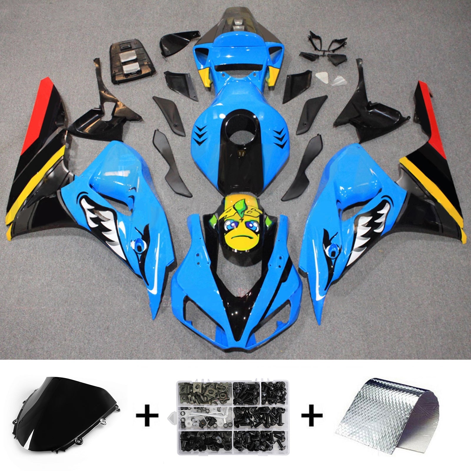 Injection Fairing Kit Bodywork Plastic ABS For Honda CBR1000RR 2006-2007