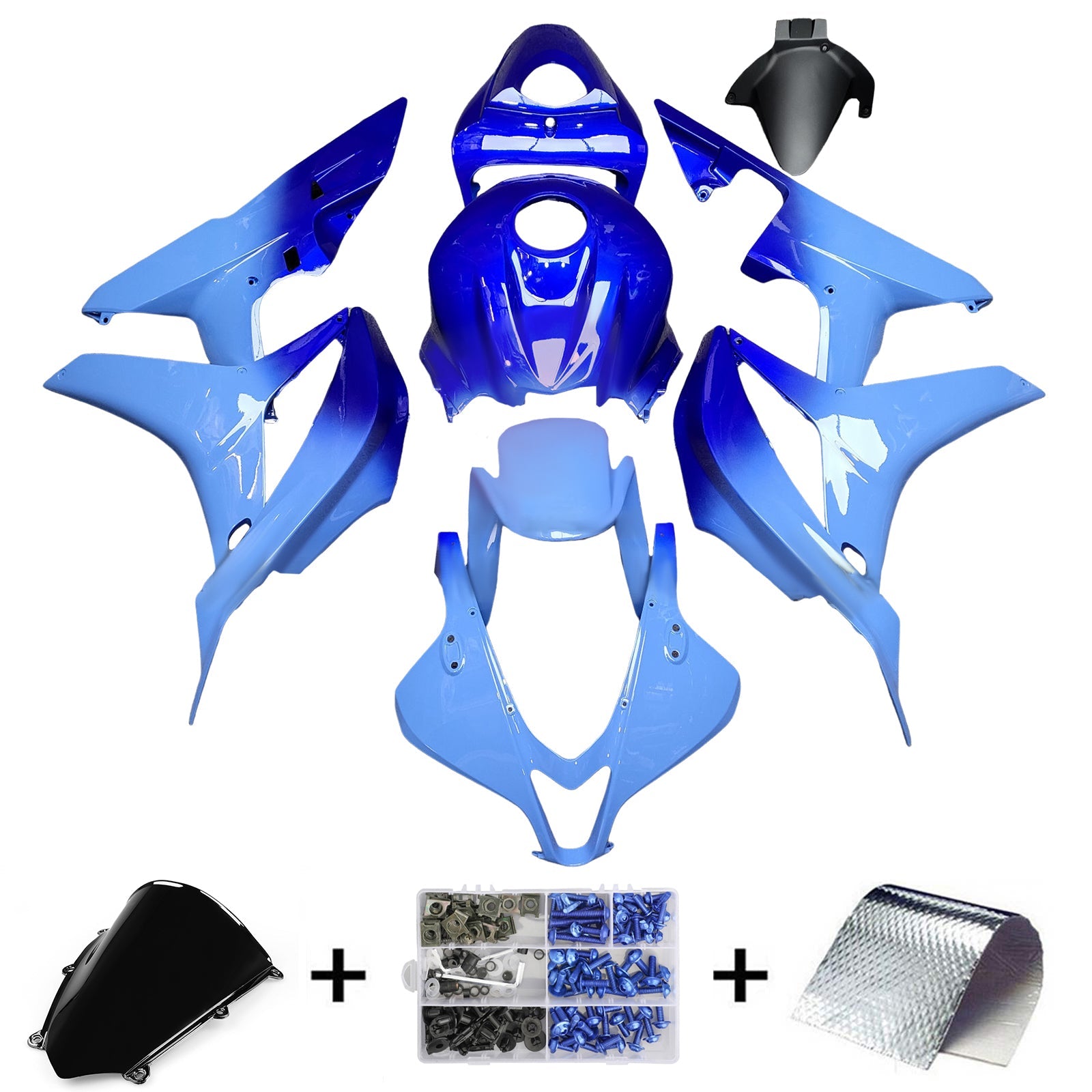 Injection Fairing Kit Bodywork Plastic ABS For Honda CBR600RR 2007-2008 F5