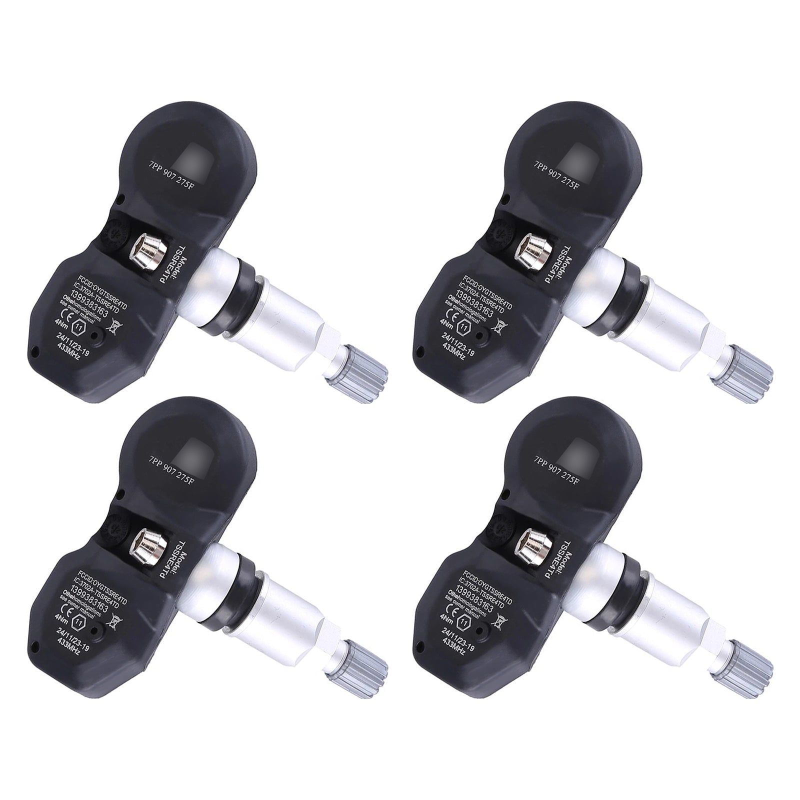 4X TPMS Tire Pressure Sensor For Audi A4 A6 A8 Q7 R8 Porsche Ferrari 7PP907275F
