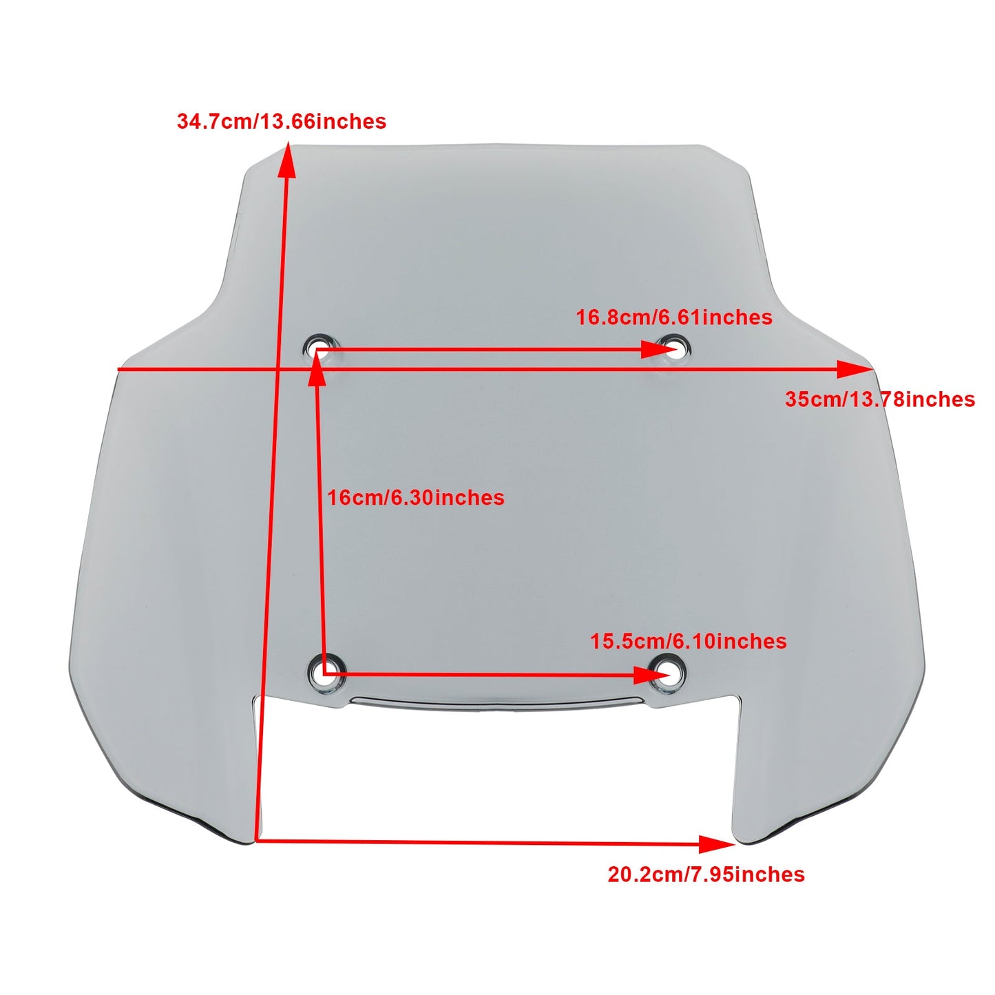 21-22 PAN AMERICA 1250S PA1250 ABS Motorcycle Windshield WindScreen