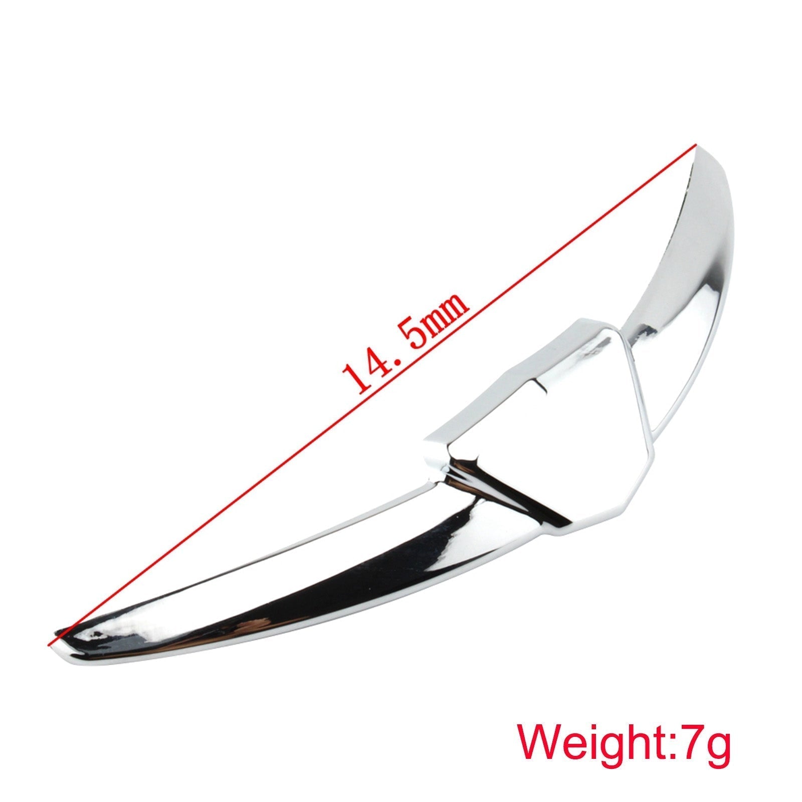 2018-2021 Honda GL1800 Goldwing 1800 Chrome Front Fender Tip Trim Accent Case