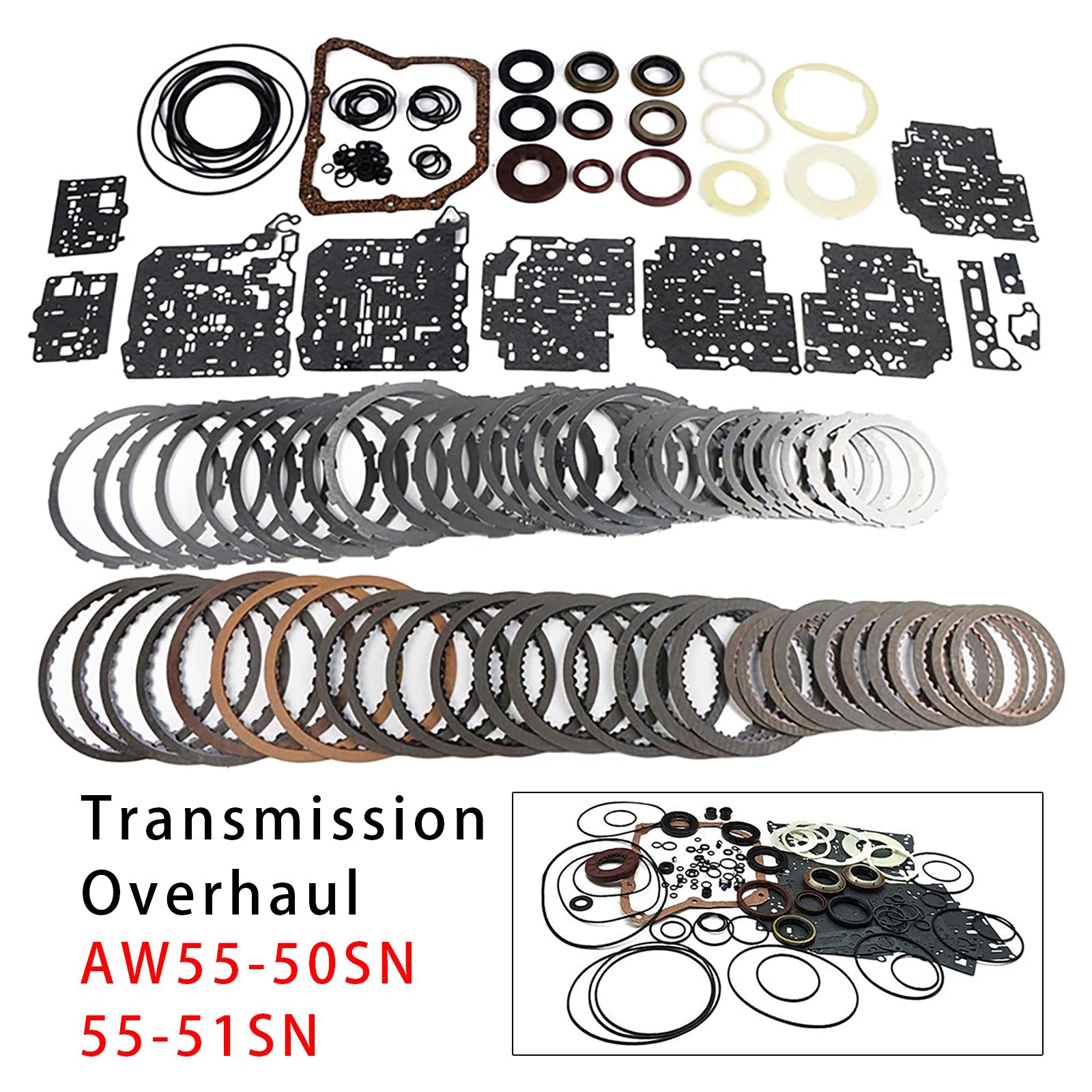 2005-2007 For Chevy Equinox AW55-50SN 55-51SN Transmission Master Rebuild Kit T15900A