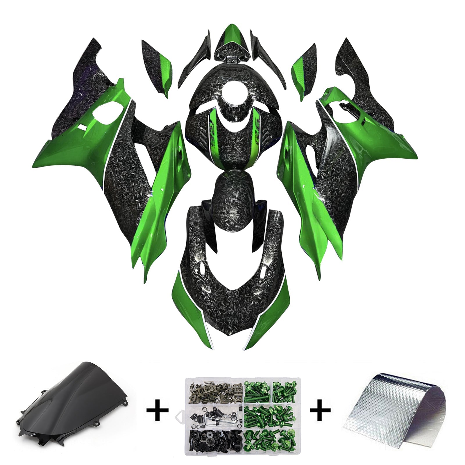 Injection Fairing Kit Bodywork Plastic ABS fit For Yamaha YZF-R6 2017-2023
