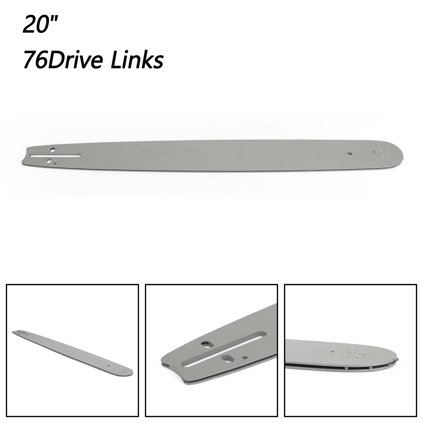 20'' CHAINSAW GUIDE BAR For 52CC 58CC 62CC 68CC 76 Drive Links 0.325'' 0.778 gauge Generic