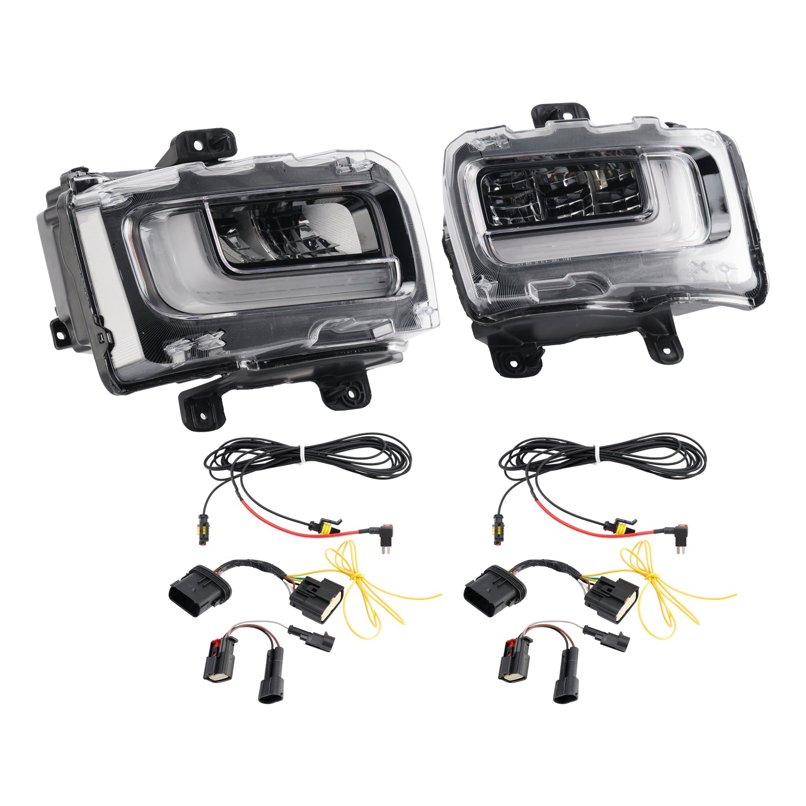 2024-2025 Ford F150 Pair LED Front Fog Light Lamp RL3415A254AB RL3415A254AC