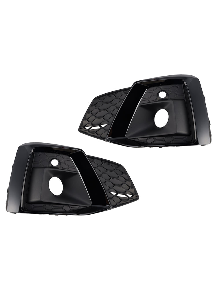2020-2023 Audi A5 S-line S5 2PCS Front Bumper Fog Light Cover Grille 8W6807682T3Q7