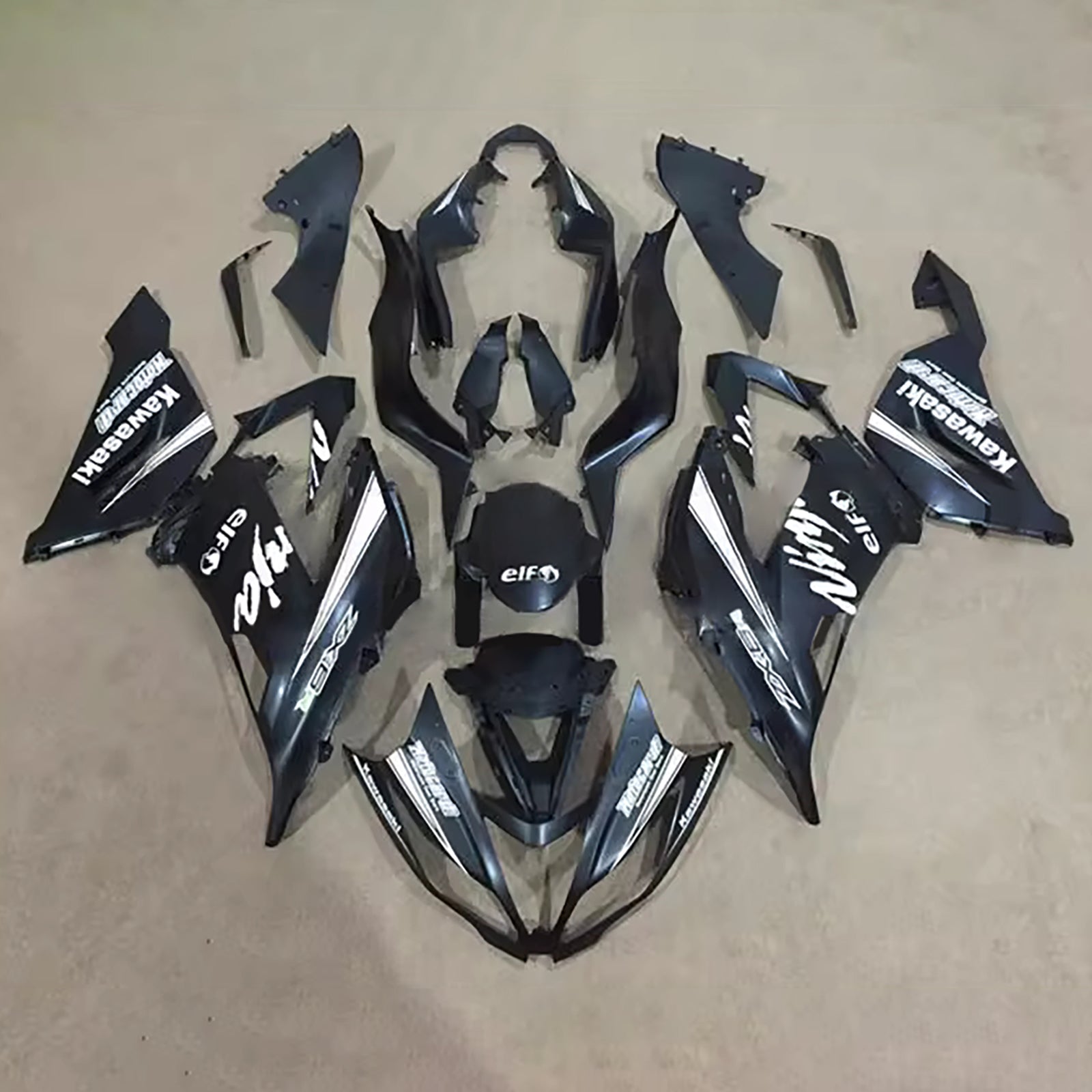 Injection Fairing Kit Bodywork Plastic ABS fit For Kawasaki ZX6R 636 2013-2018