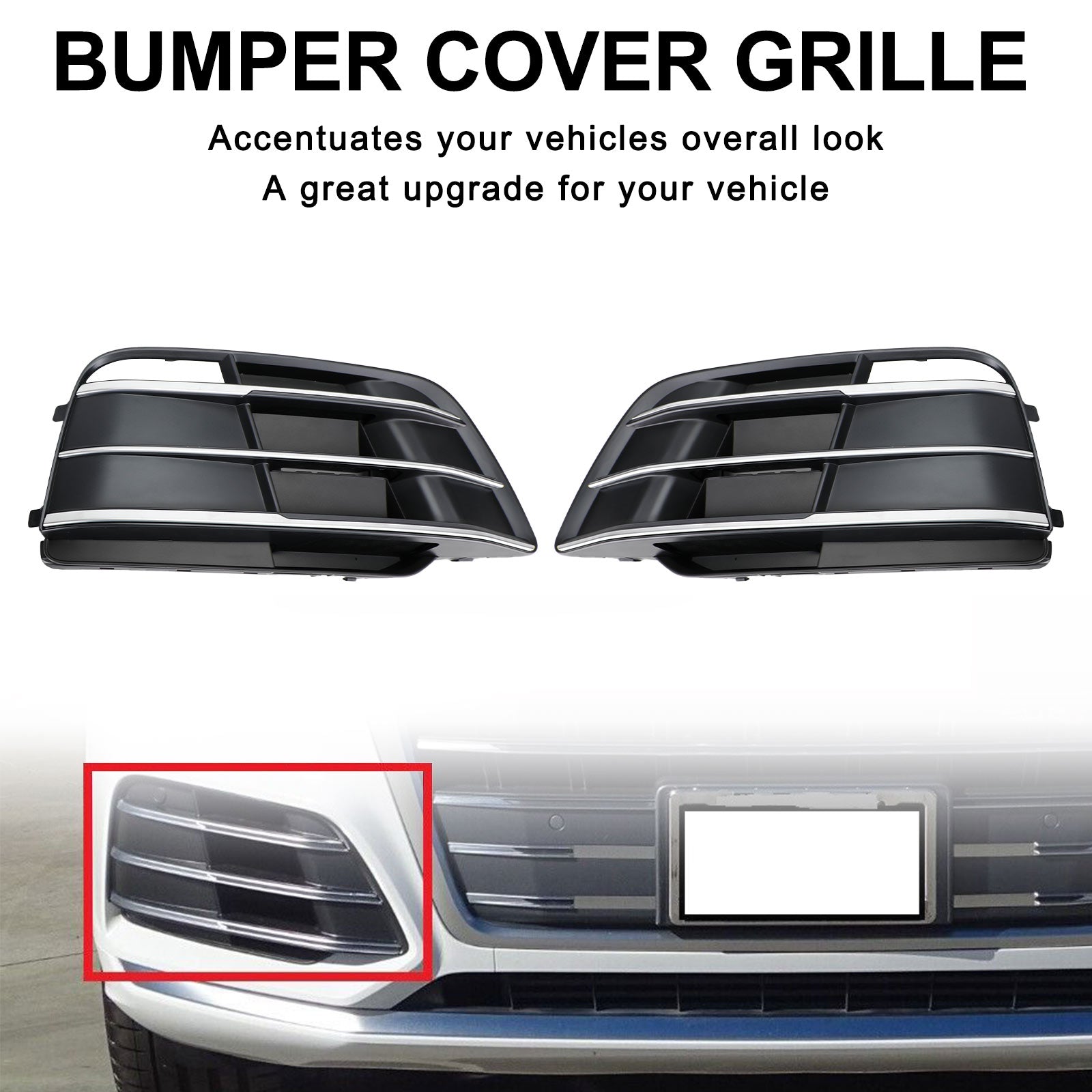2018-2022 Audi Q5 SQ5 Front Bumper Grille Grill 80A807679MRU6 Pre-Facelift