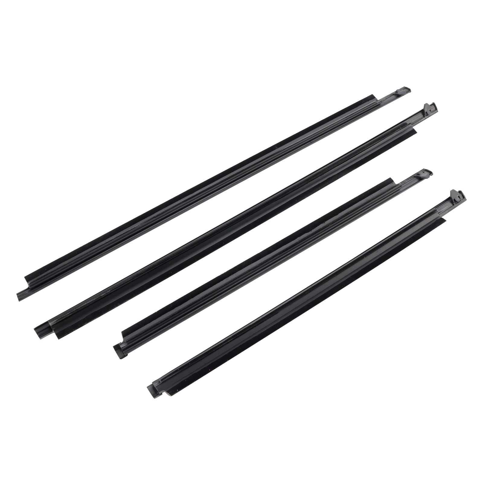1996-2001 TOYOTA 4RUNNER 4PCS Door Glass Belt Outer Molding Weatherstrip