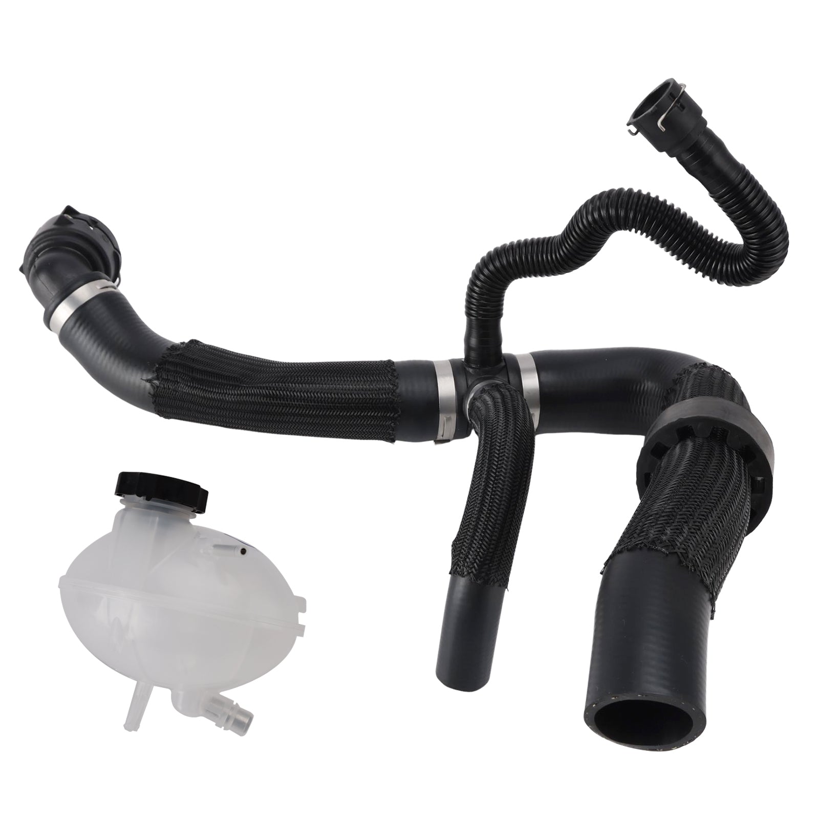2017-2022 For Jeep Compass Lower Radiator Coolant Hose & Reservoir Expansion Tank 68249896AC