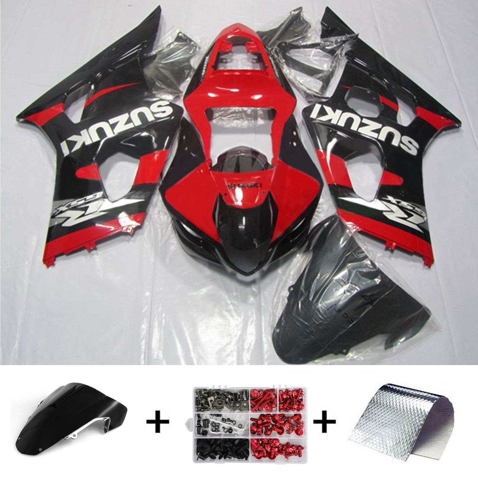2003-2004 Suzuki GSXR1000 K3 Injection Fairing Kit Bodywork Plastic ABS