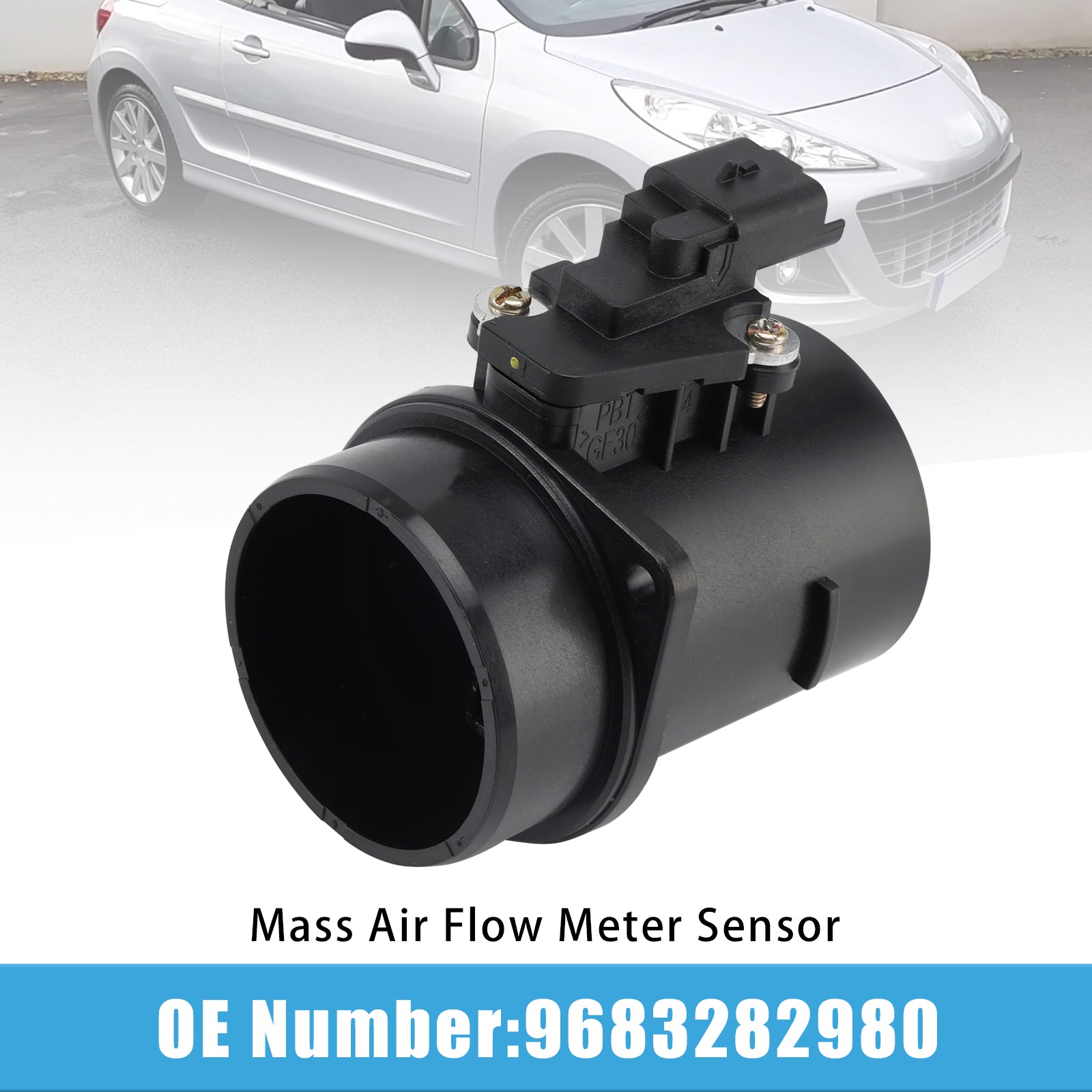 Mass Air Flow Meter Sensor 9683282980 For Peugeot 208 308 2008 1.4 1.6 HDi
