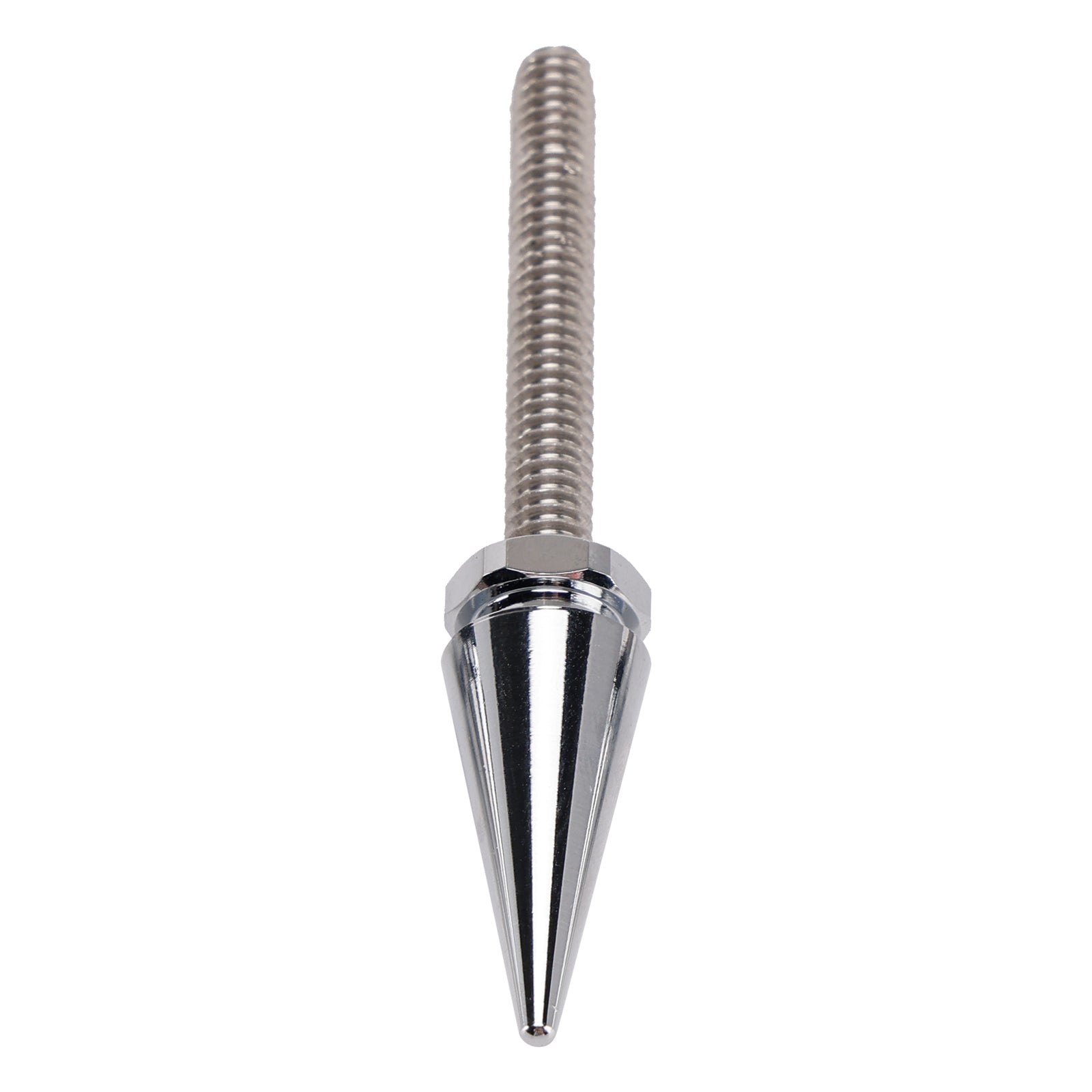 3 Spiked Windshield Bolts Silver For Electra Glide Tri Glide Street Glide 14-25