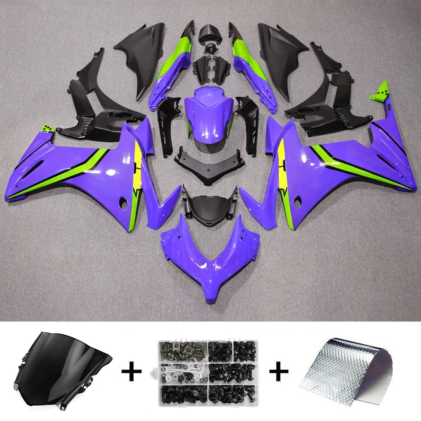Injection Fairing Kit Bodywork Plastic ABS For Honda CBR500R 2013-2015