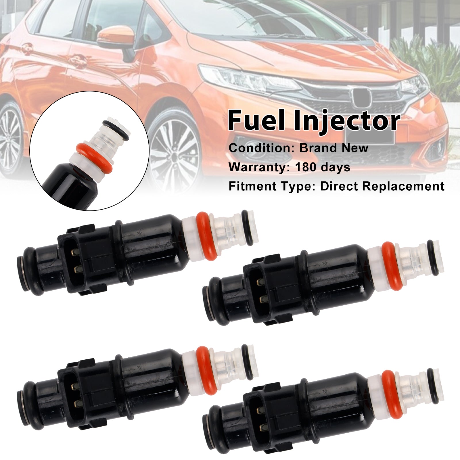 Honda Jazz MK3 Petrol 4PCS Fuel Injector 16450-RB0-003 16450RB0003