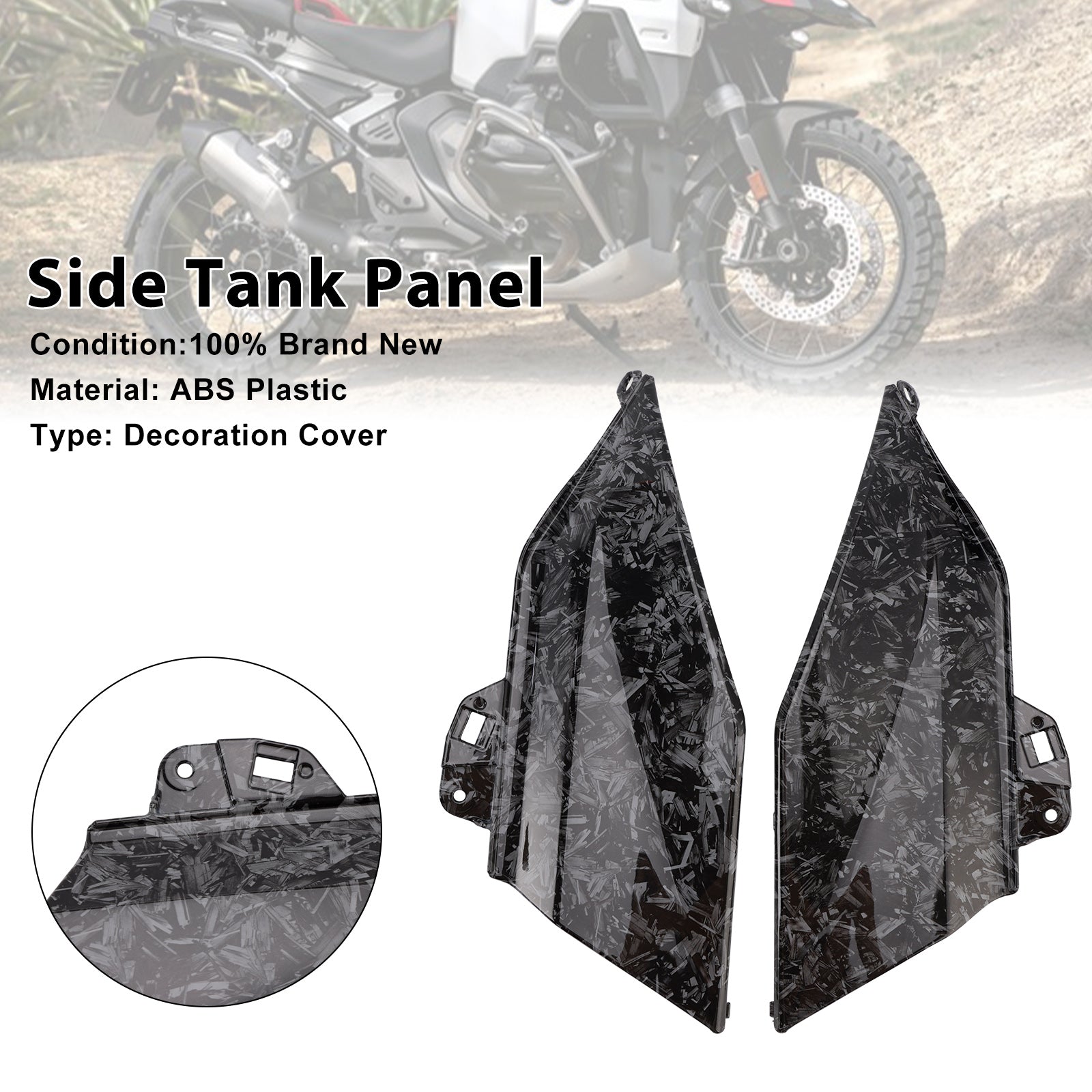 2024-2025 BMW R1300GS Side Gas Tank Middle Panel Fairing Cowl