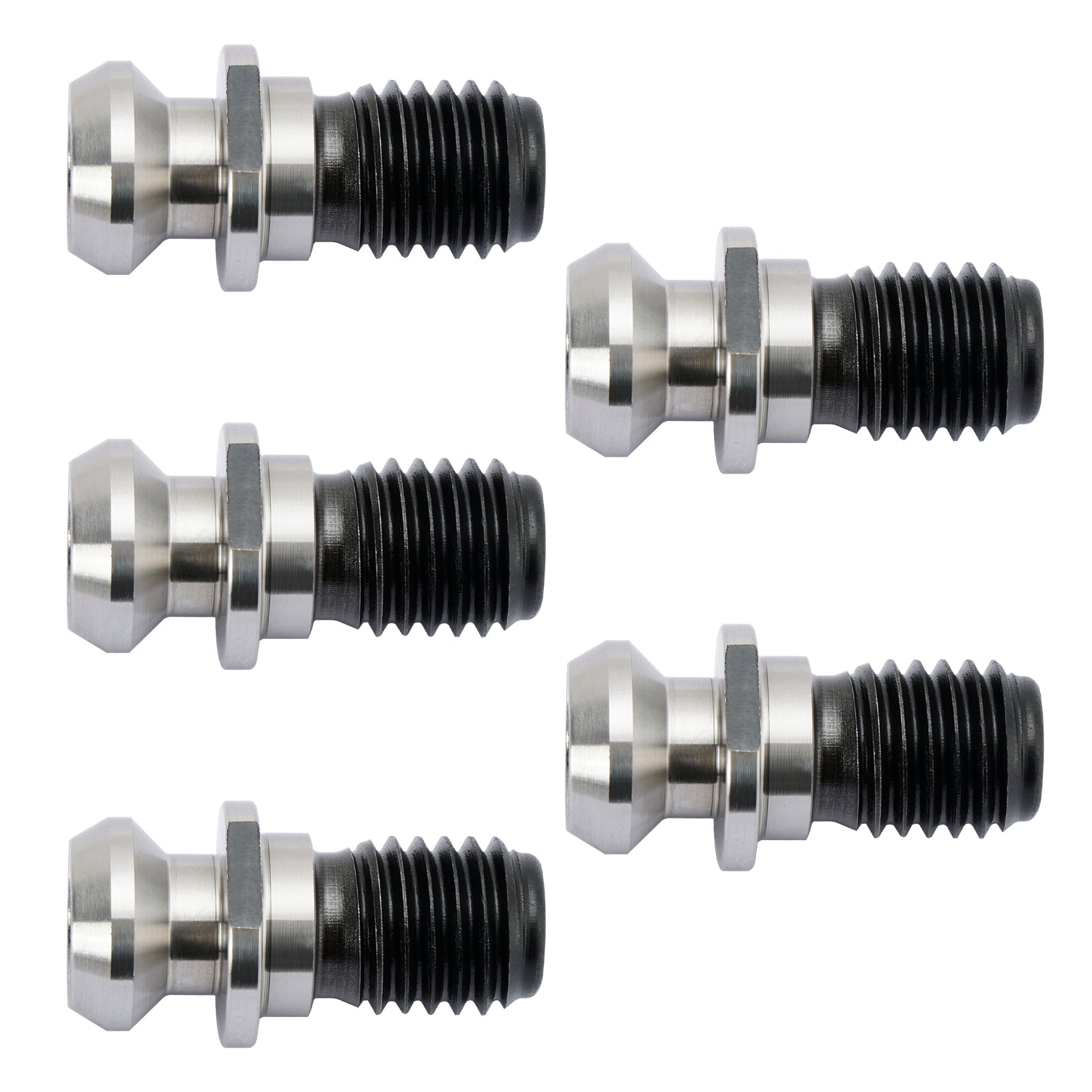 5Pcs CAT40 45掳 0.740" Coolant Pull Stud Retention Knob For Mazak Fadal Silver