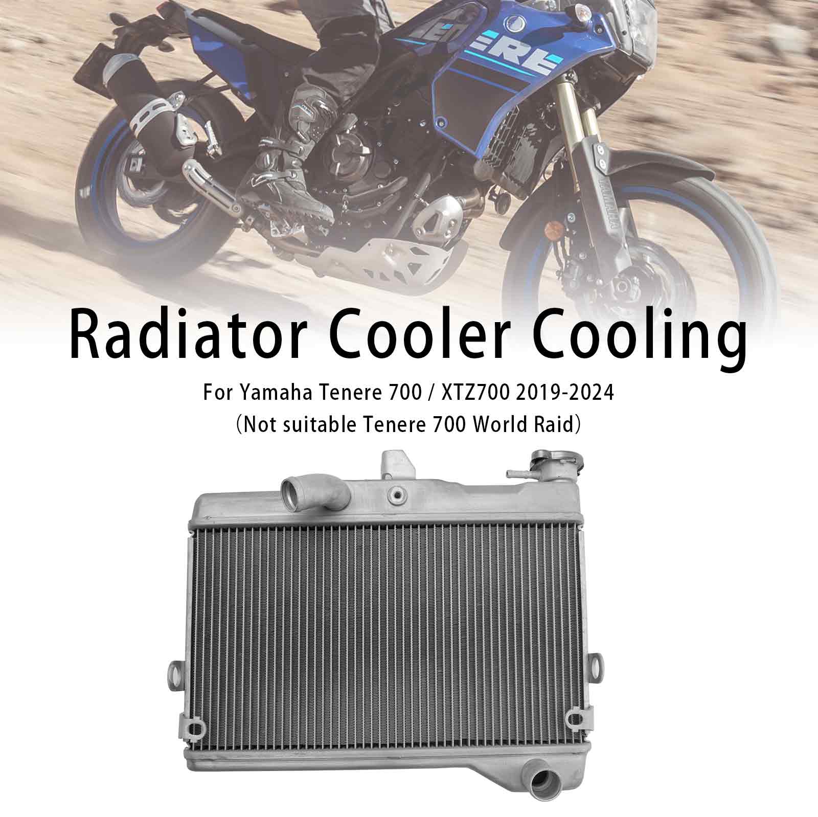 2019-2024 Yamaha Tenere 700 XTZ700 Radiator Cooling Engine Cooler