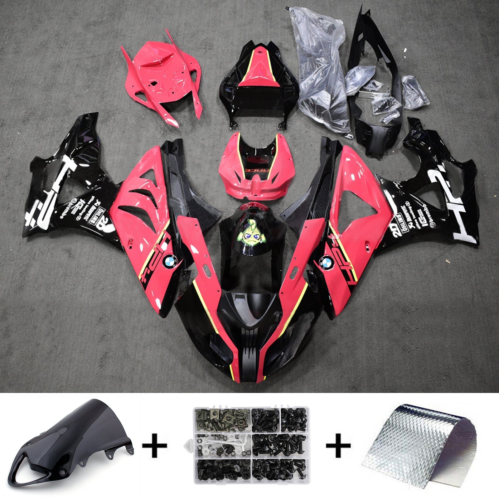 2009-2014 BMW S1000RR Injection Fairing Kit Bodywork Plastic ABS