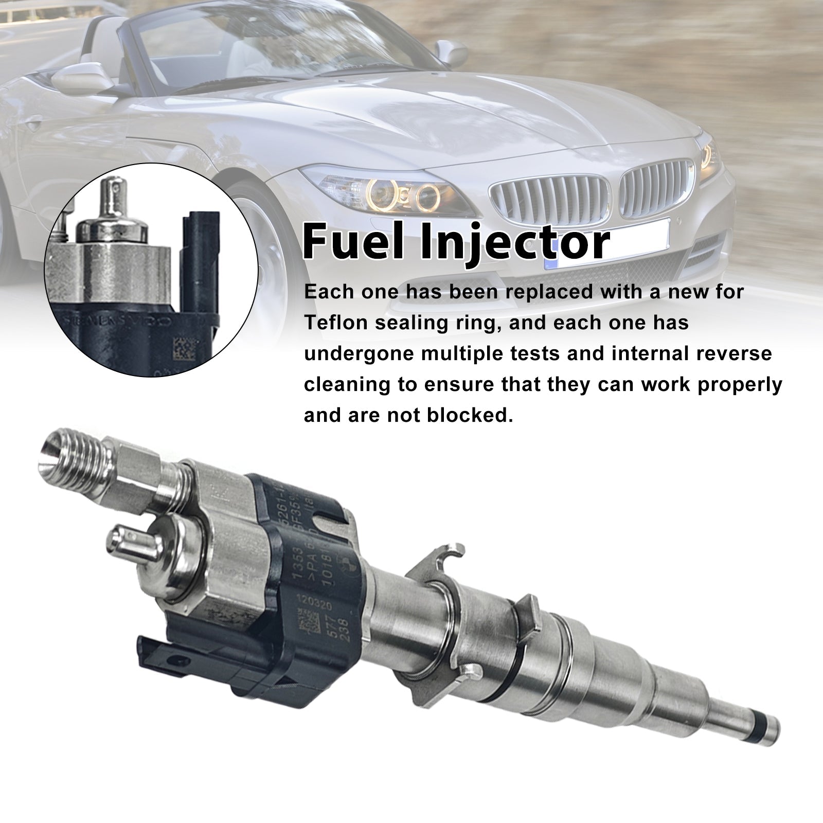 2010-2012 BMW 7 Series ALPINA B7X Automatic Sedan 1PCS Fuel Injector 13537585261-12 135375651