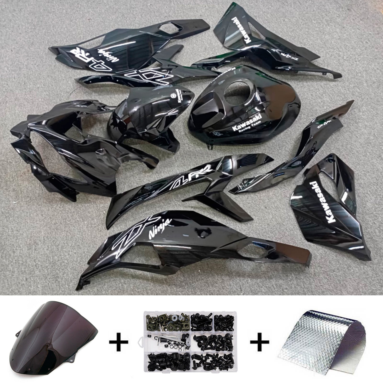 Injection Fairing Kit Bodywork Plastic ABS fit For Kawasaki ZX-6R 2024-2025