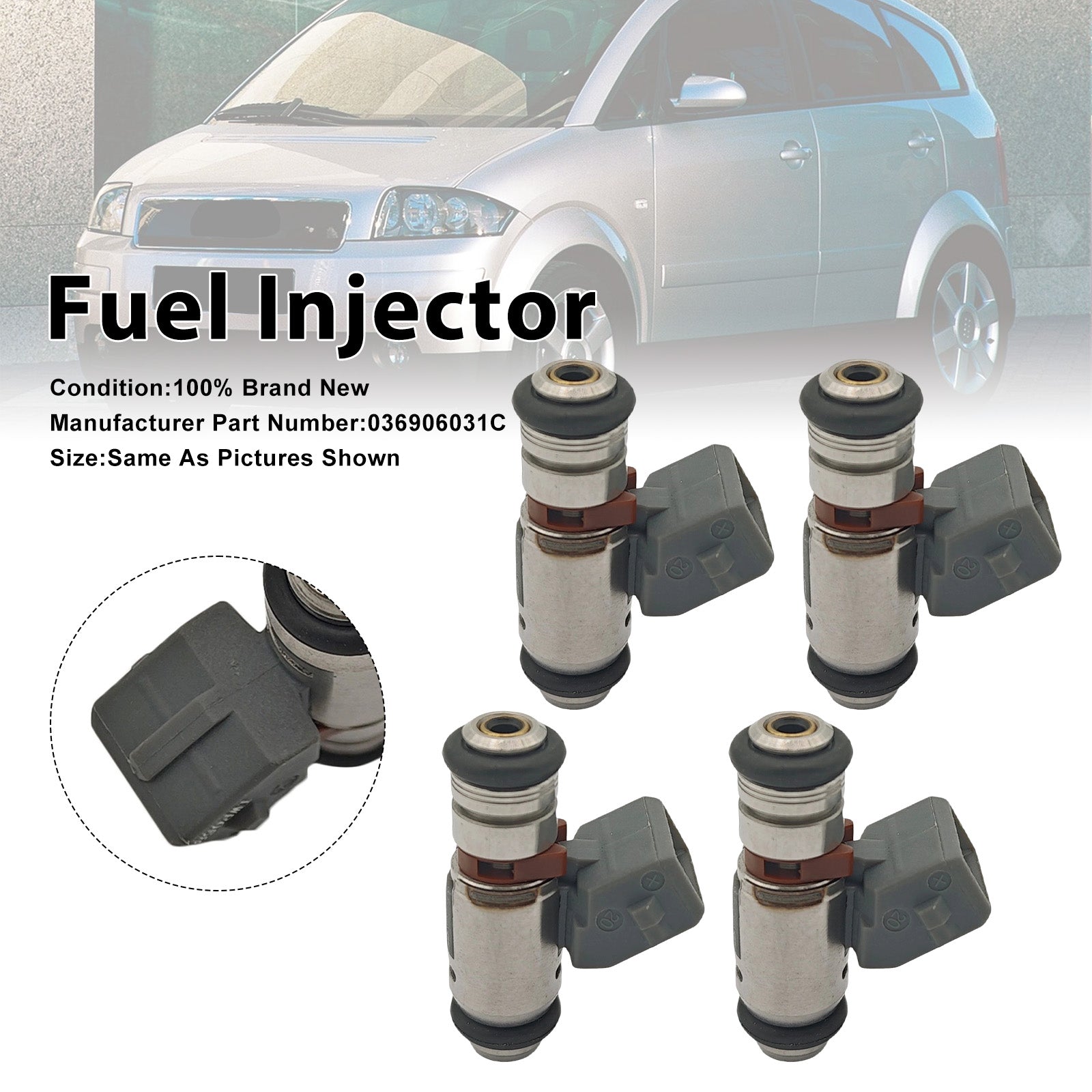 4Pcs Fuel Injector For Seat Cordoba 00-02 For VW Golf IV 99-06 IWP058