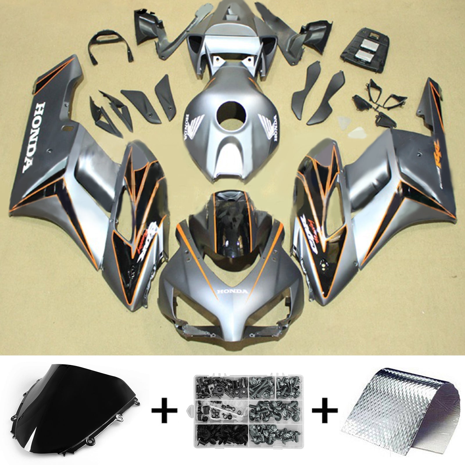 2004-2005 Honda CBR1000RR Fairing Kit Bodywork Plastic ABS