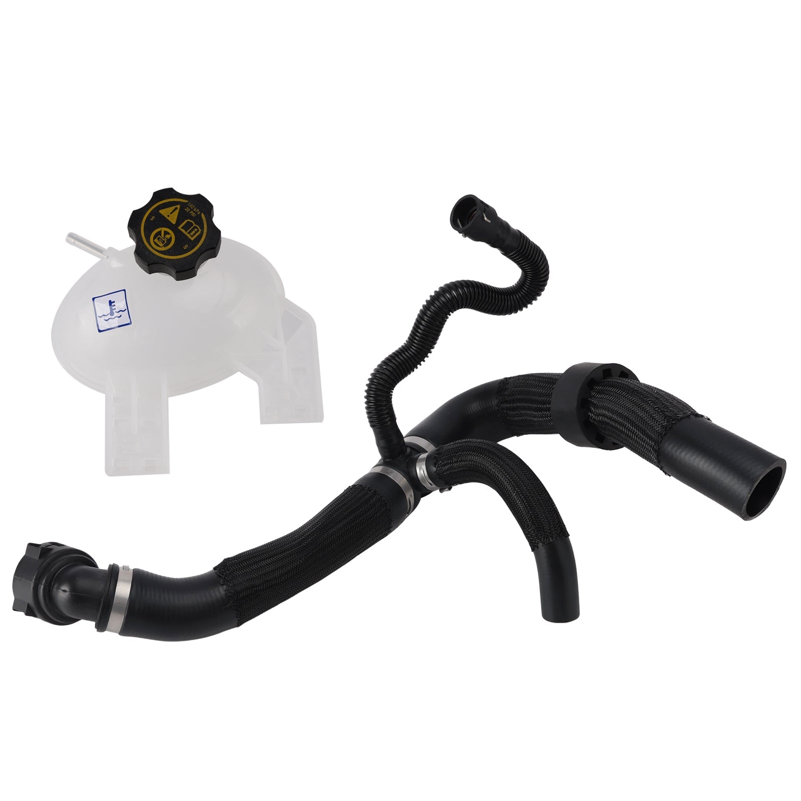 2017-2022 For Jeep Compass Lower Radiator Coolant Hose & Reservoir Expansion Tank 68249896AC