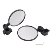 Black Adjustable Handlebar Mirror Folding Mirrors For 22-24 mm Enduro Handle bar